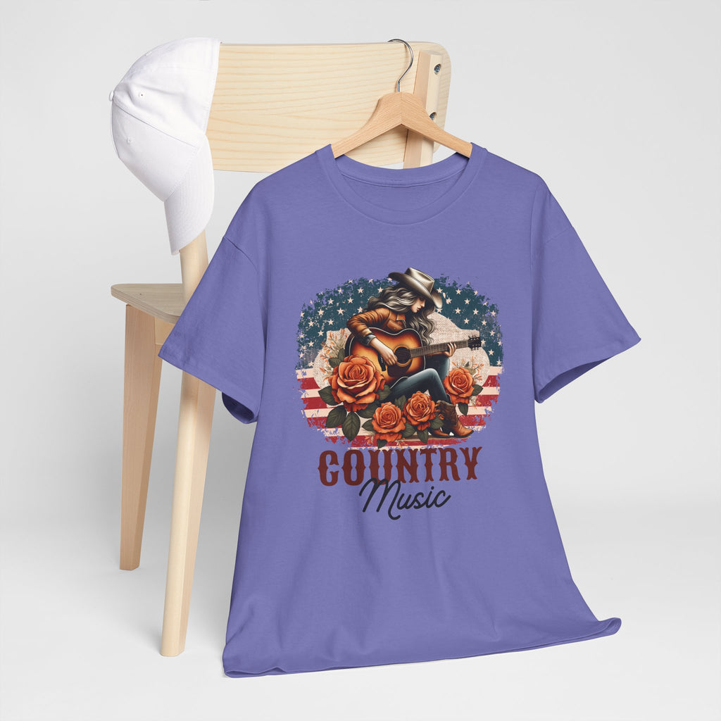 Country Music American Flag Tee