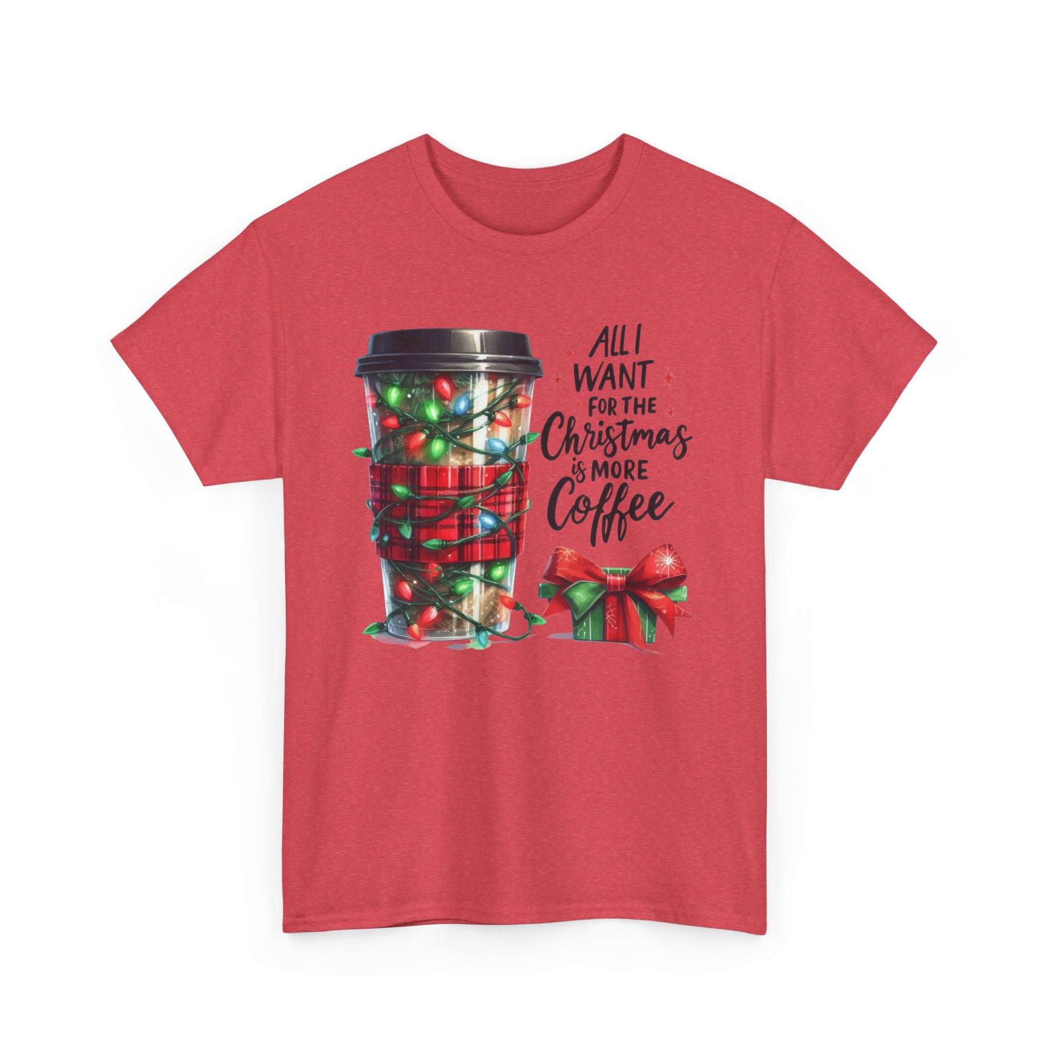 Christmas Coffee Heavy Cotton Tee
