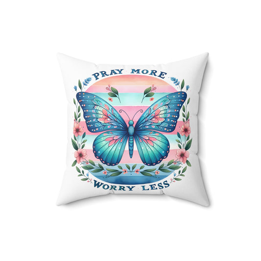 Spun Polyester Square Pillow