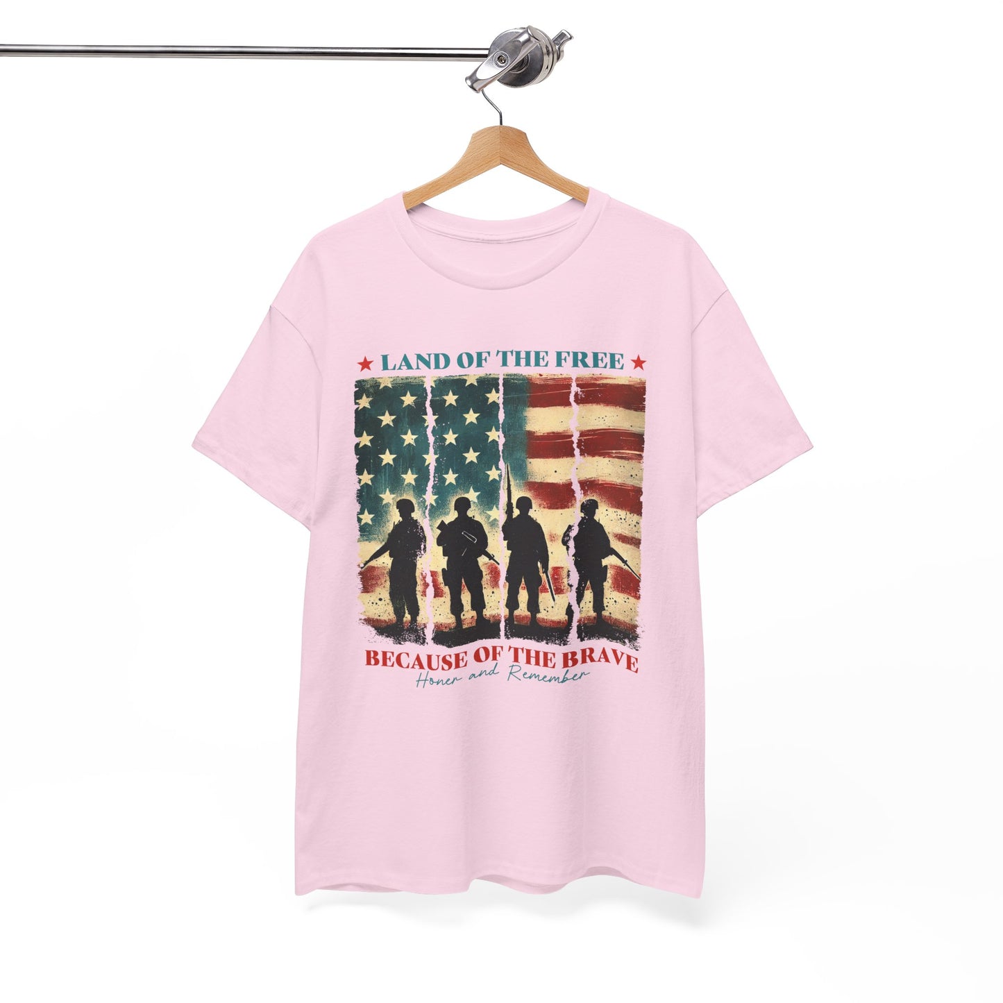 Land of the Free, Because of the Brave-Tee