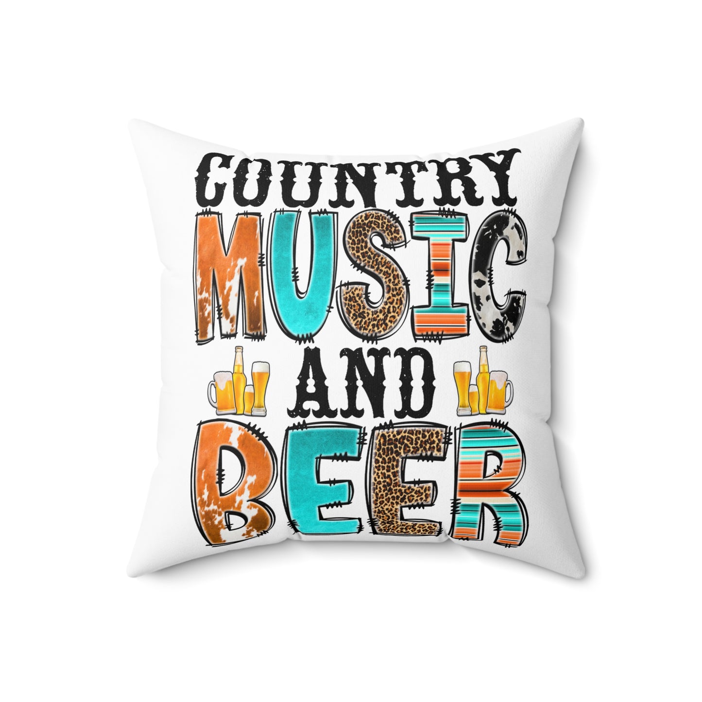 Spun Polyester Square Pillow