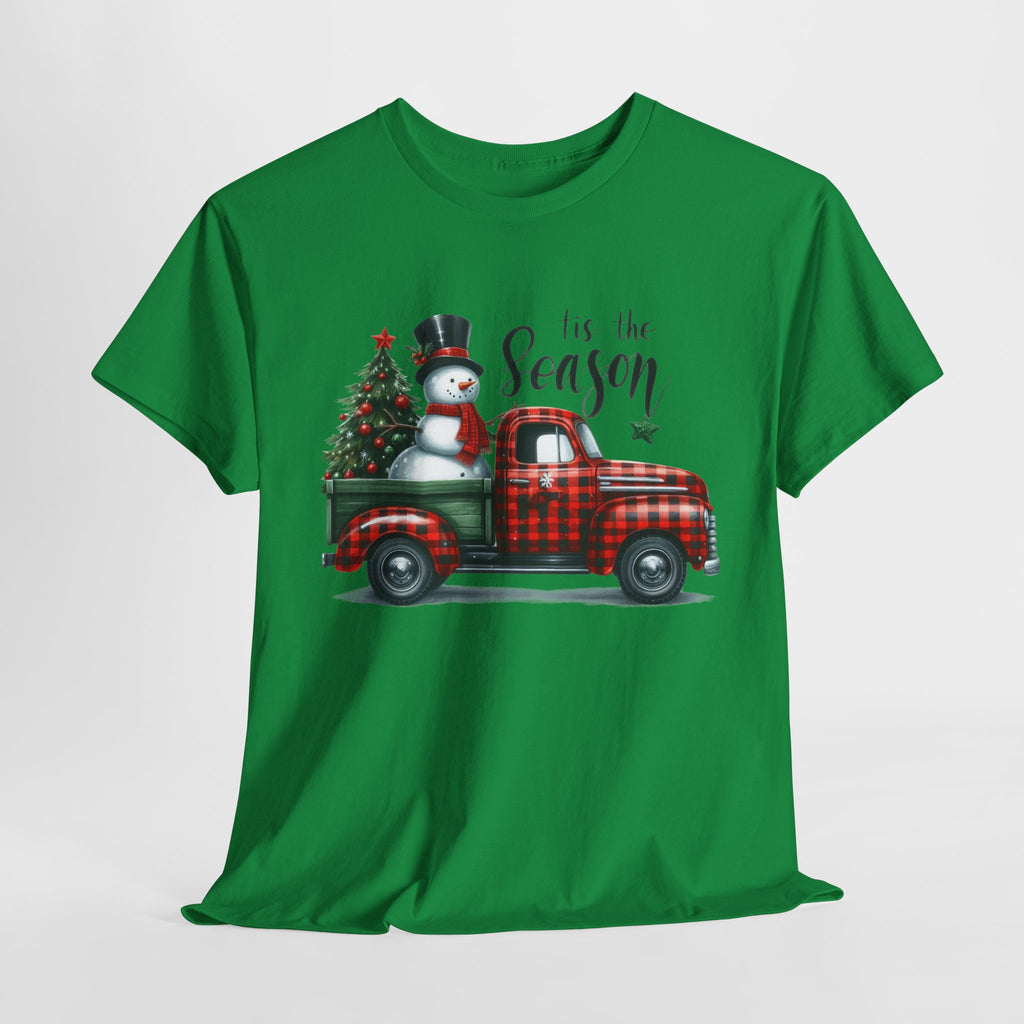 "Tis the Season" Heavy Cotton Tee - Festive Holiday Shirt