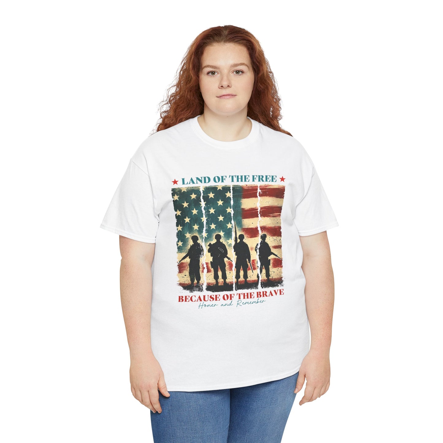 Land of the Free, Because of the Brave-Tee