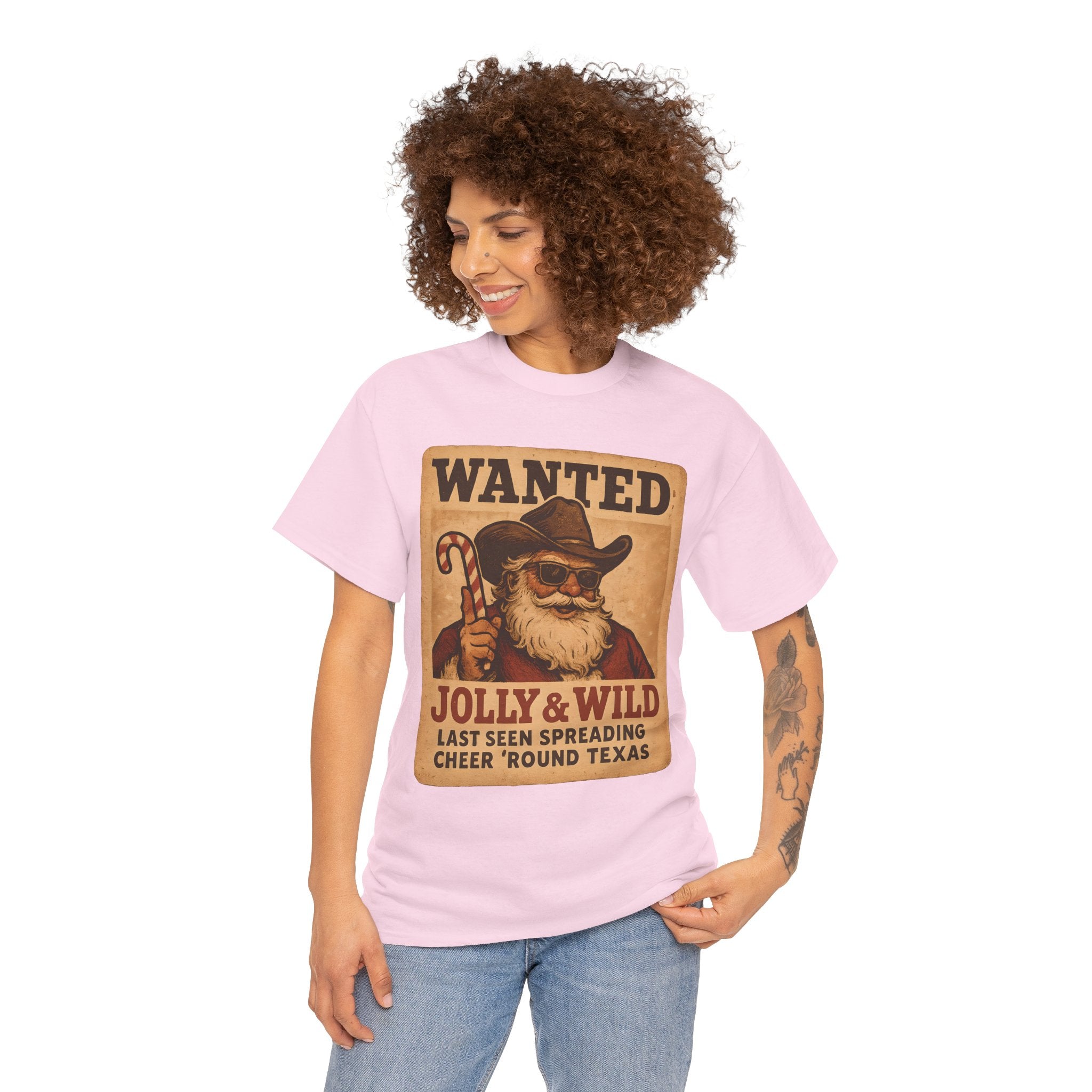 Wanted Jolly & Wild Santa T‑Shirt