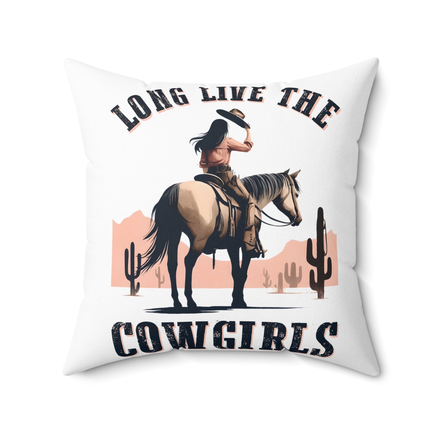 Spun Polyester Square Pillow