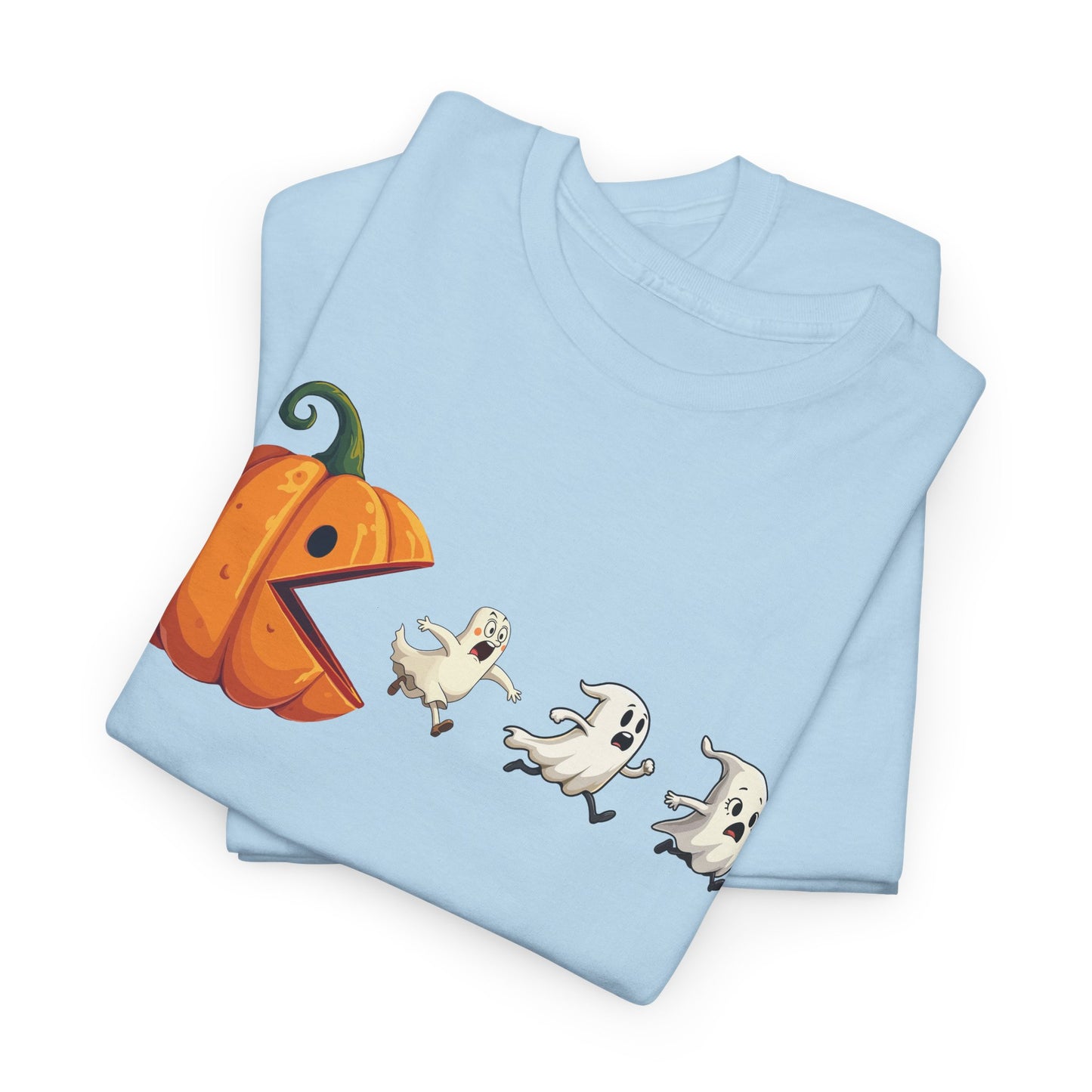 Playful Pumpkin Pac-Man Tee