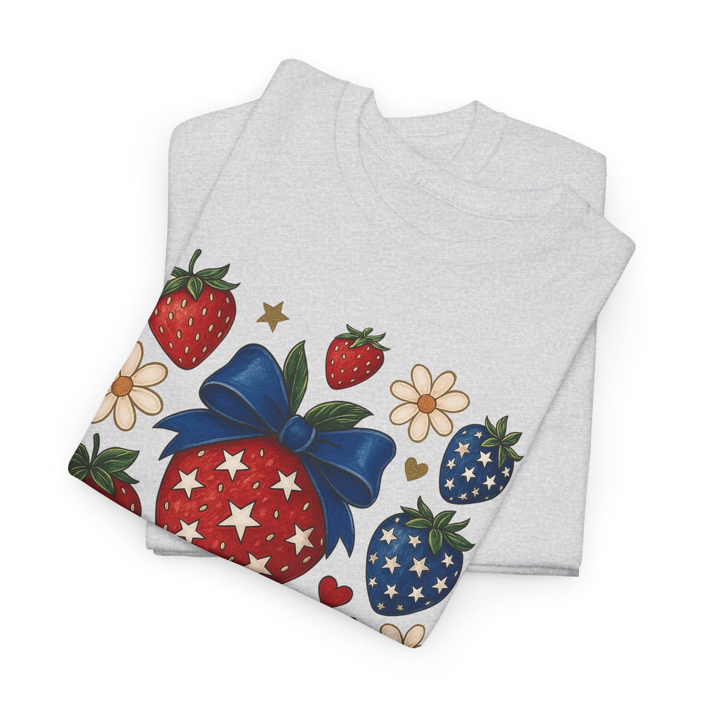 Patriotic Strawberry Tee