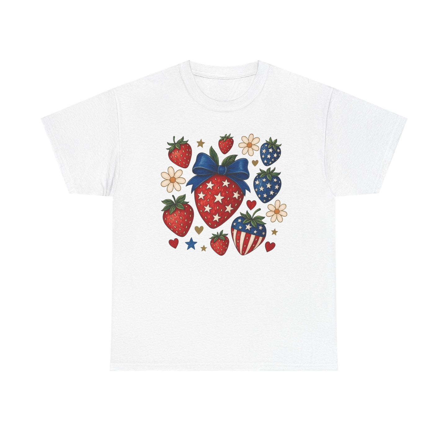 Patriotic Strawberry Tee
