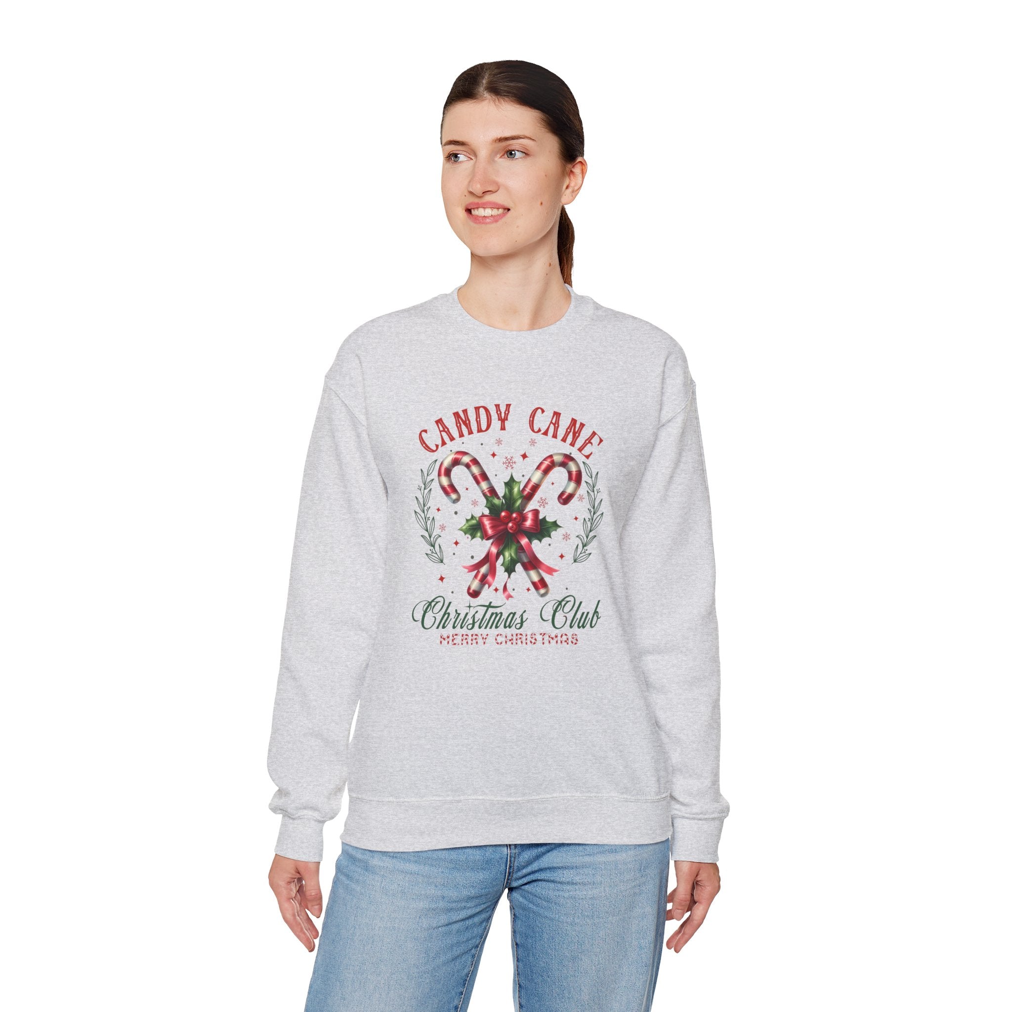 Candy Cane Christmas Club Sweatshirt - Heavy Blend™ Crewneck