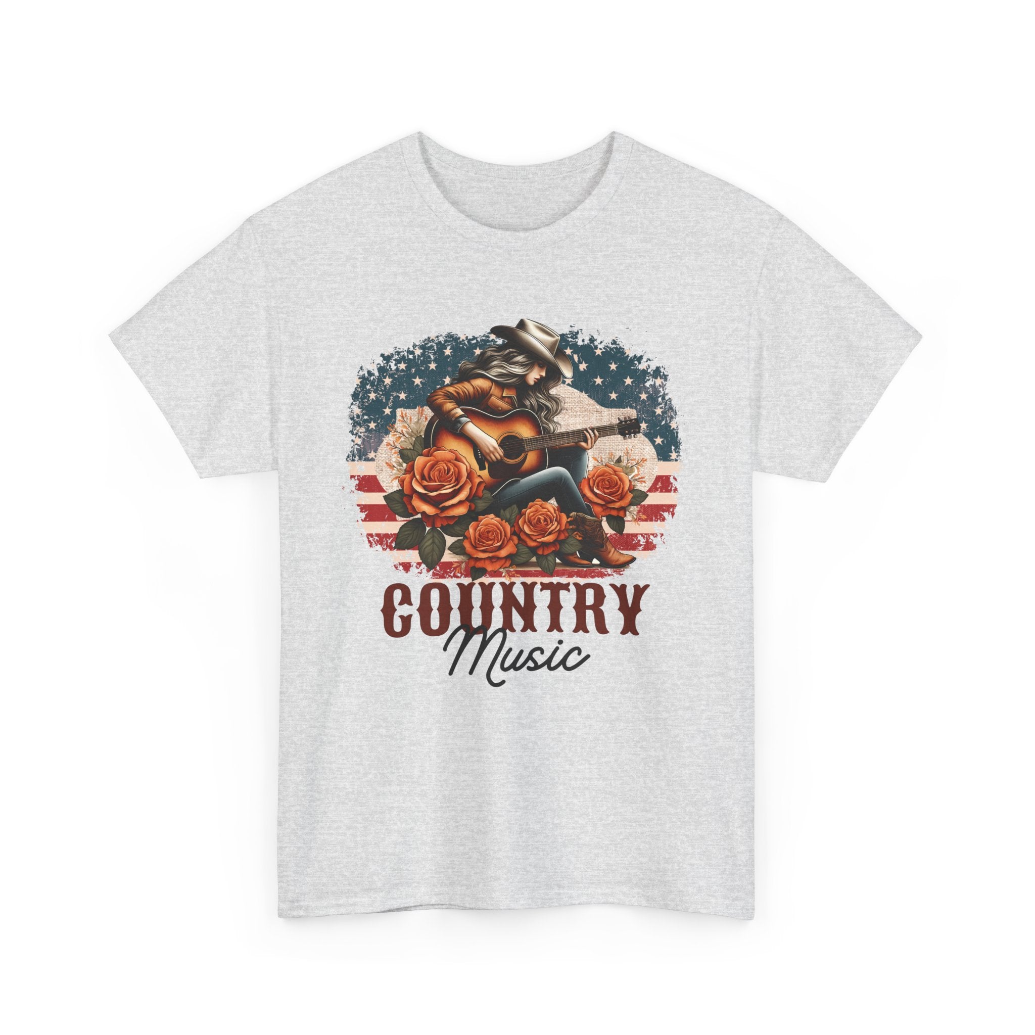 Country Music American Flag Tee