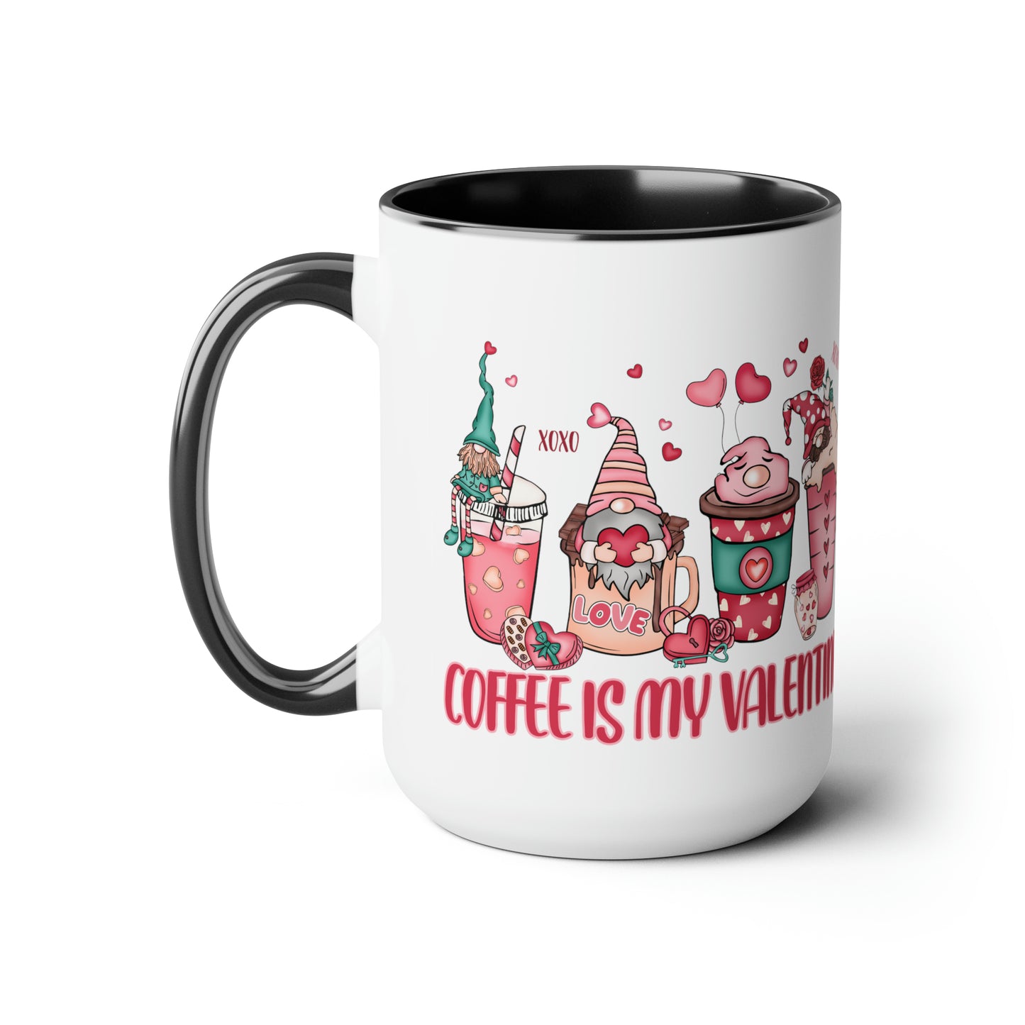 Two-Tone Coffee Mugs, 15oz