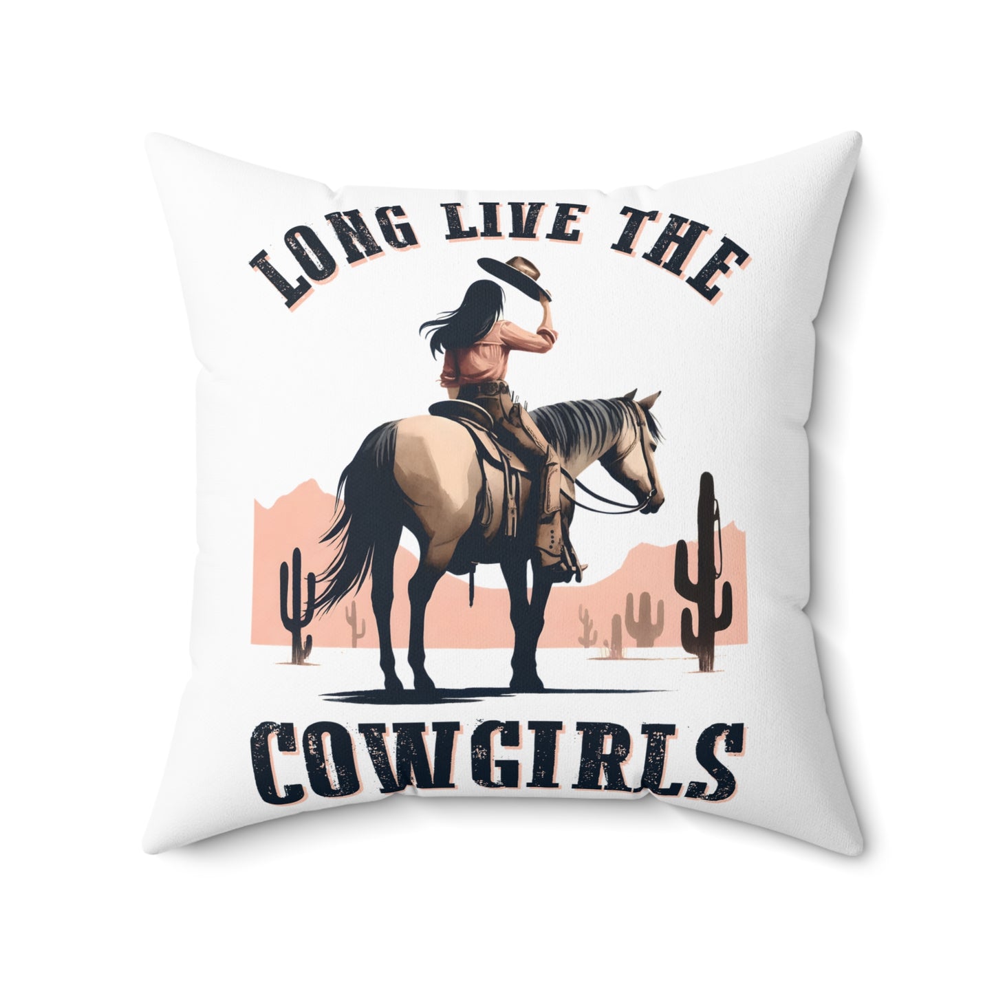 Spun Polyester Square Pillow