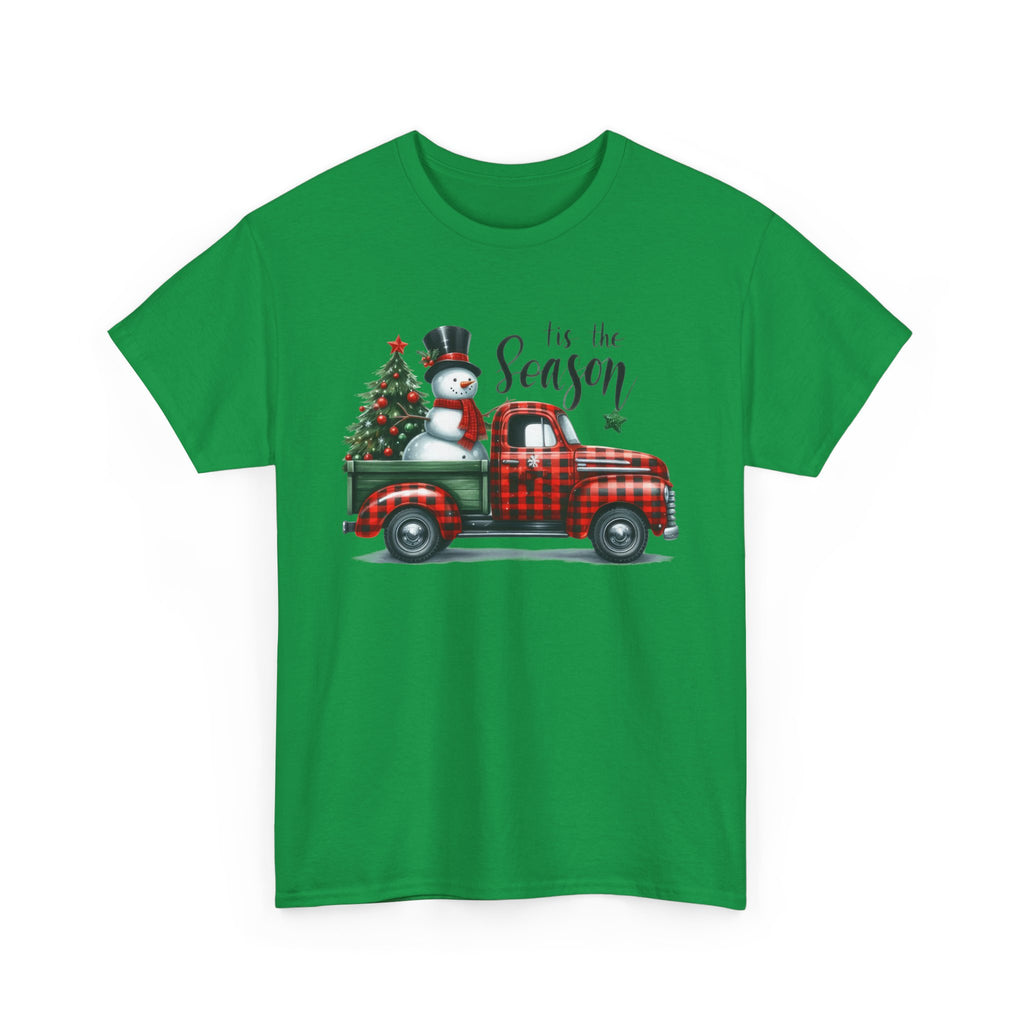"Tis the Season" Heavy Cotton Tee - Festive Holiday Shirt