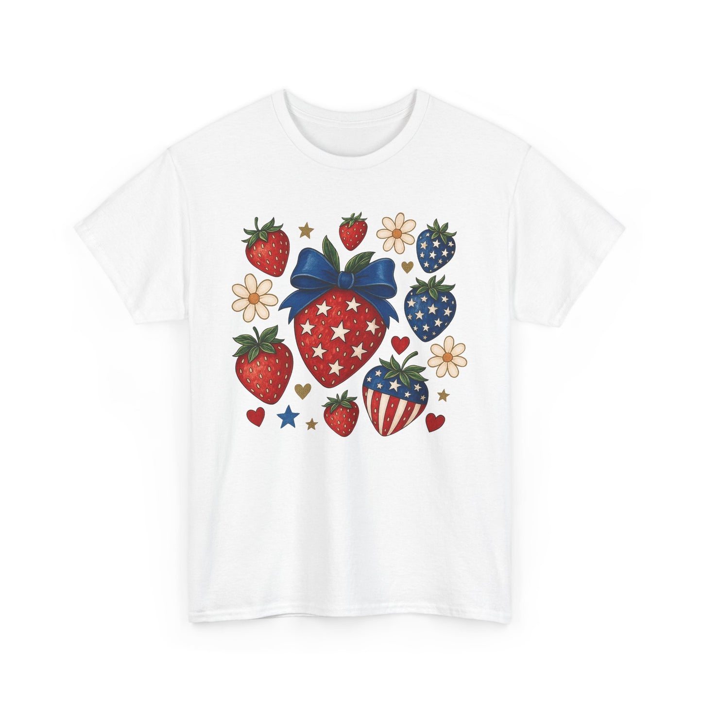 Patriotic Strawberry Tee