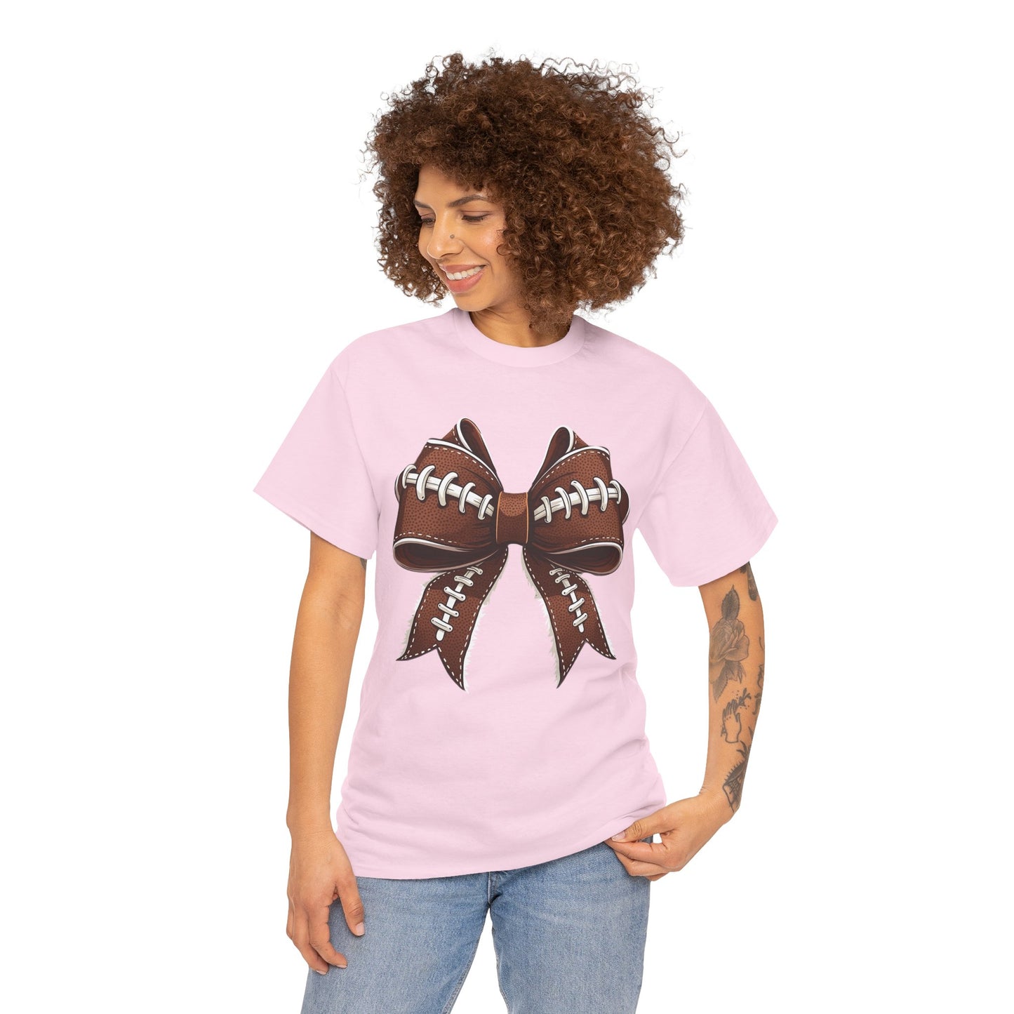 Football Bow Tee