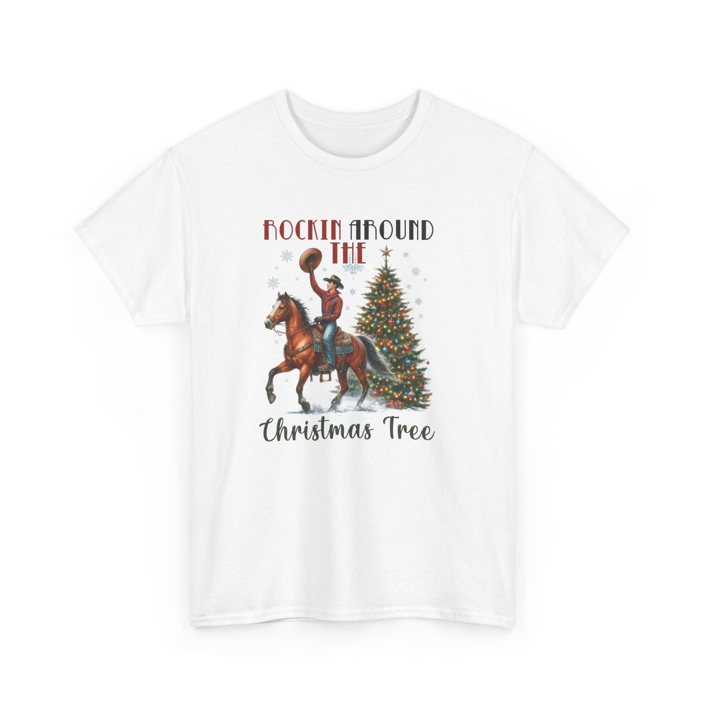 Rockin' Around the Christmas Tree Heavy Cotton Tee