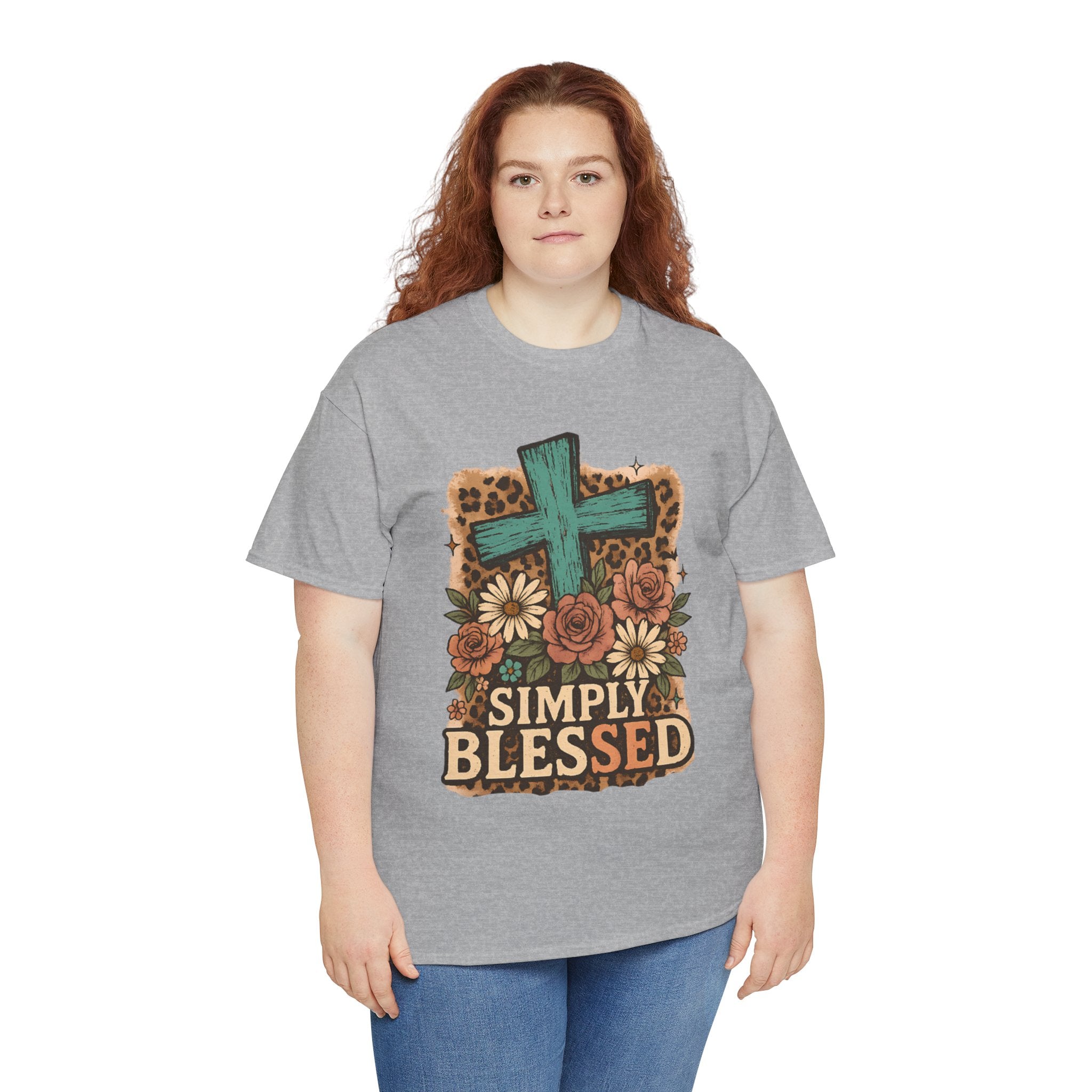 Simply Blessed Heavy Cotton Tee
