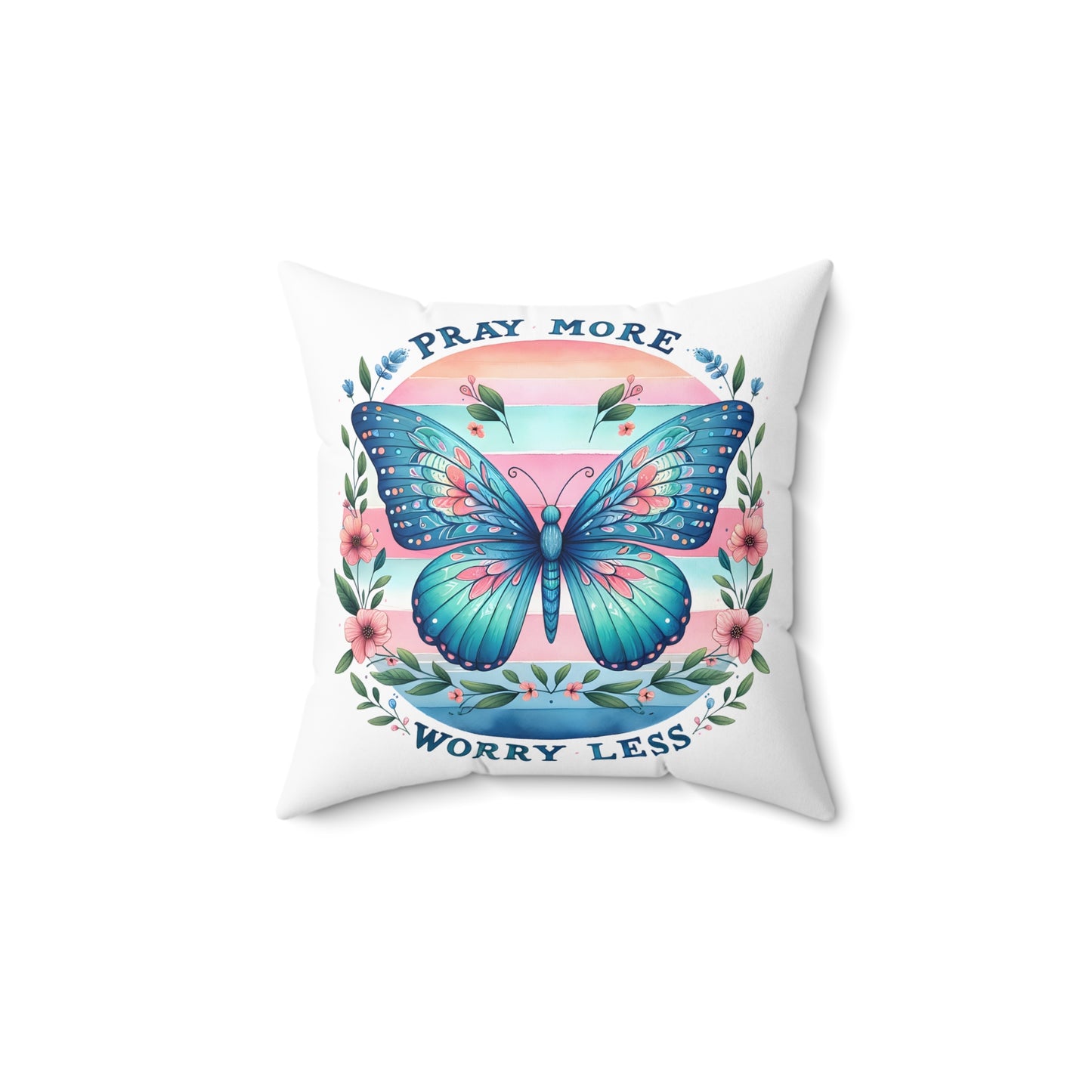 Spun Polyester Square Pillow