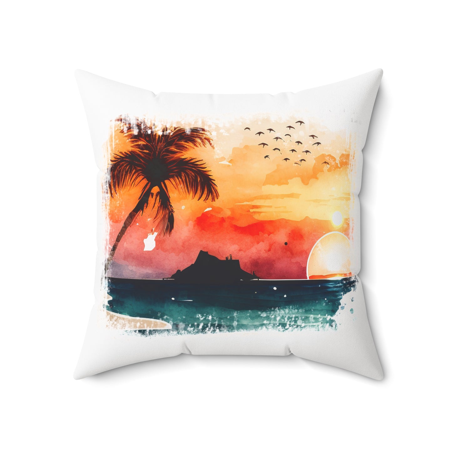 Spun Polyester Square Pillow