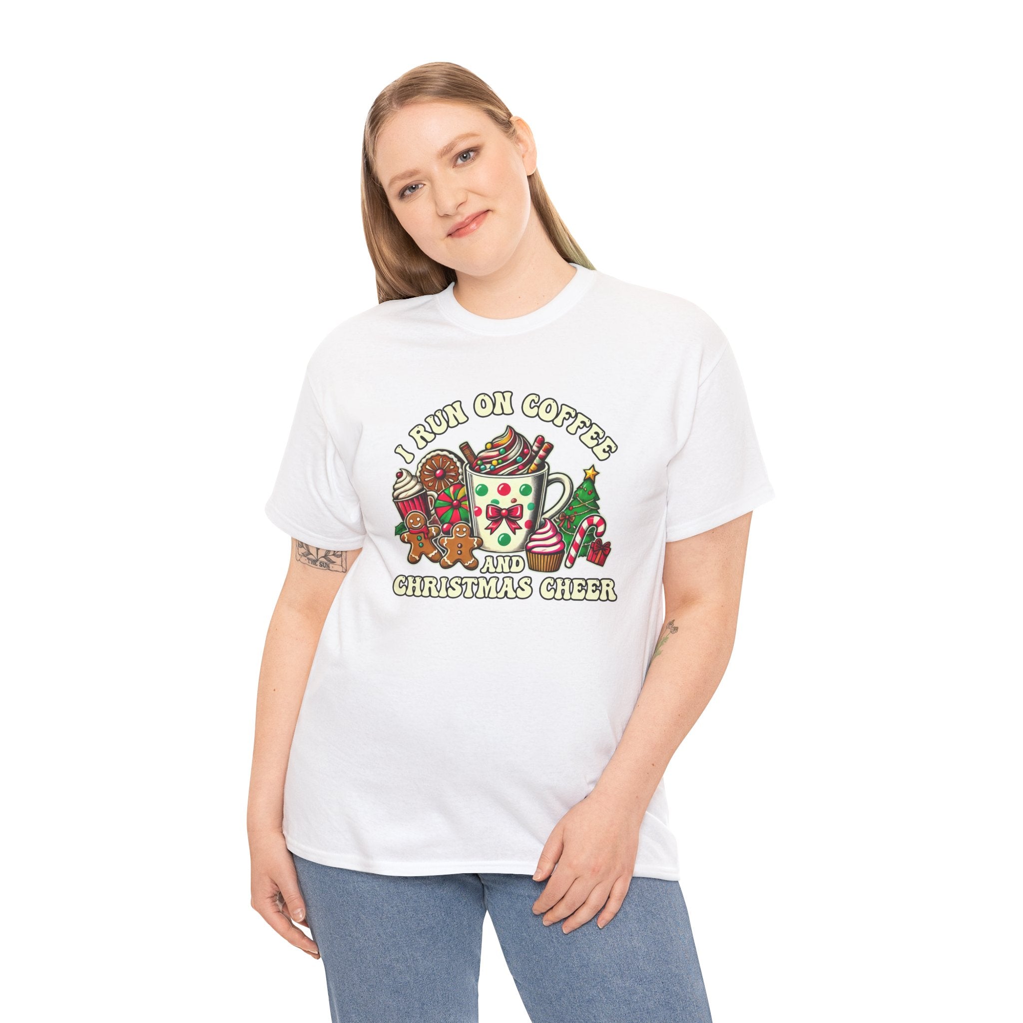 Funny Christmas Coffee Heavy Cotton Tee