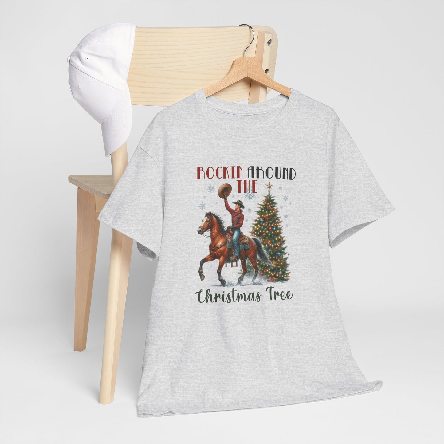Rockin' Around the Christmas Tree Heavy Cotton Tee