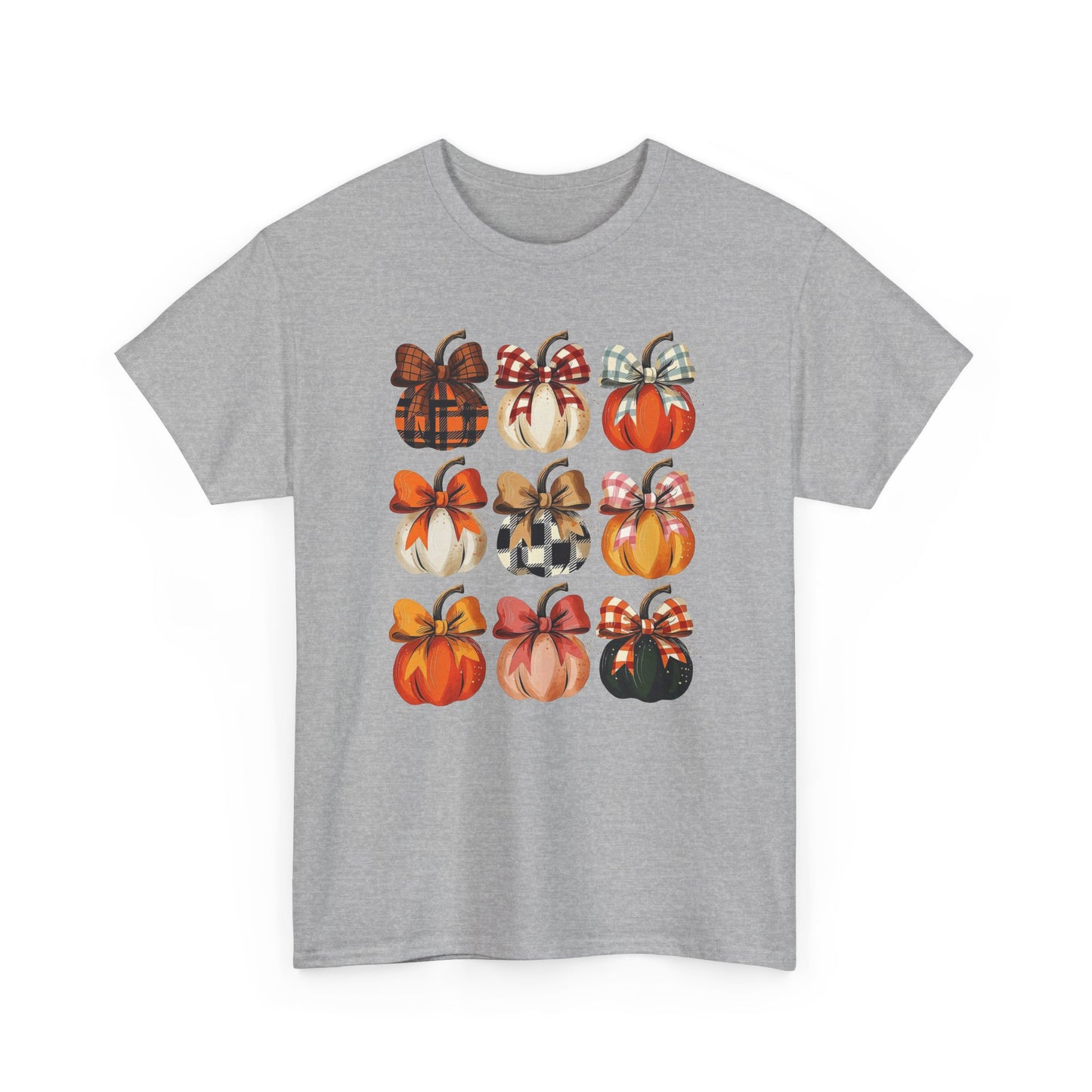 Autumn Plaid & Bow Pumpkins