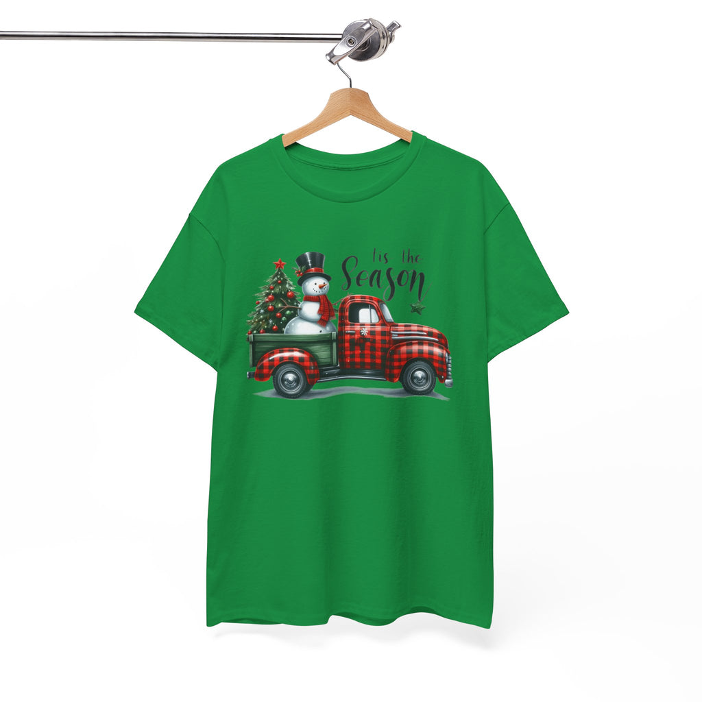 "Tis the Season" Heavy Cotton Tee - Festive Holiday Shirt