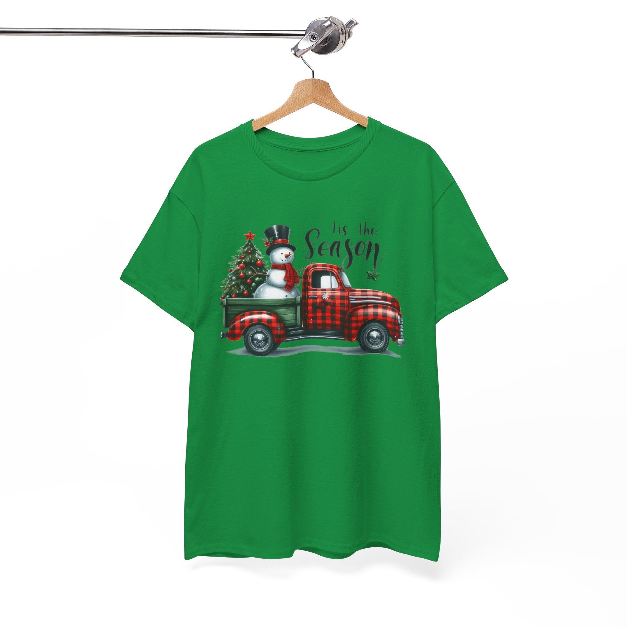 "Tis the Season" Heavy Cotton Tee - Festive Holiday Shirt