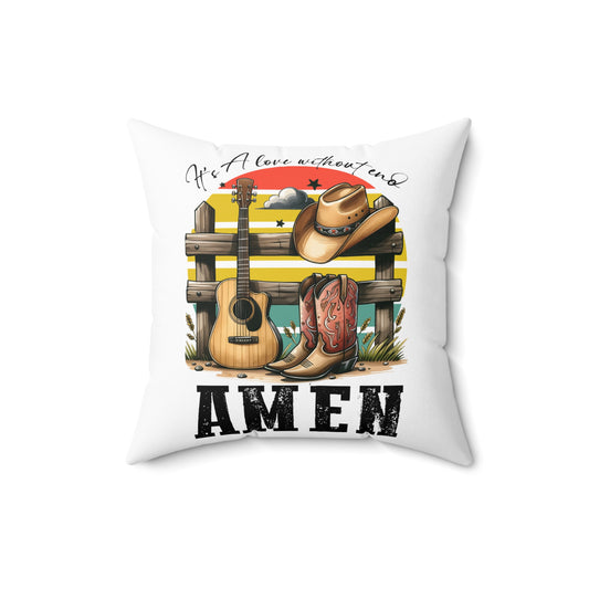 Spun Polyester Square Pillow