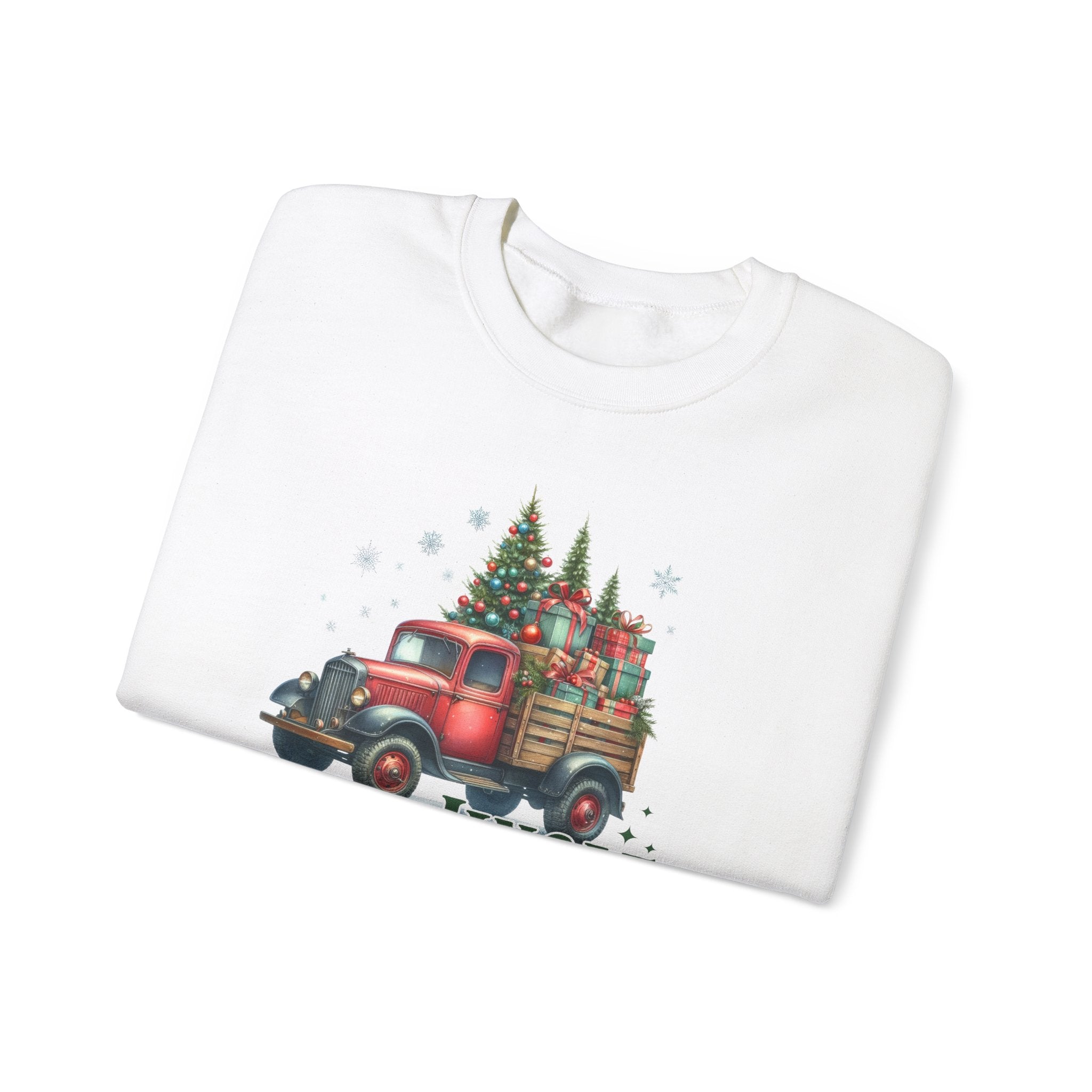 Jingle All the Way Sweatshirt - Cozy Heavy Blend Crewneck for Holiday Cheer