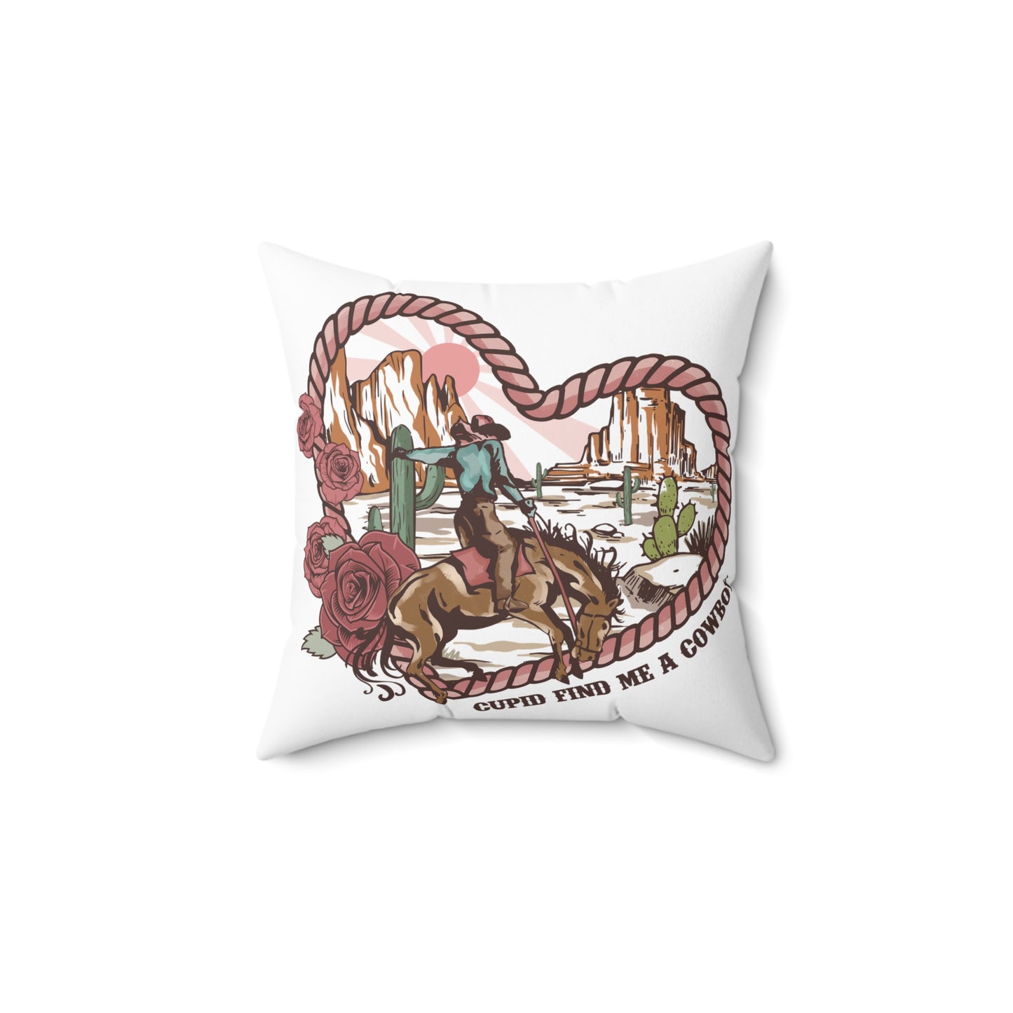 Spun Polyester Square Pillow