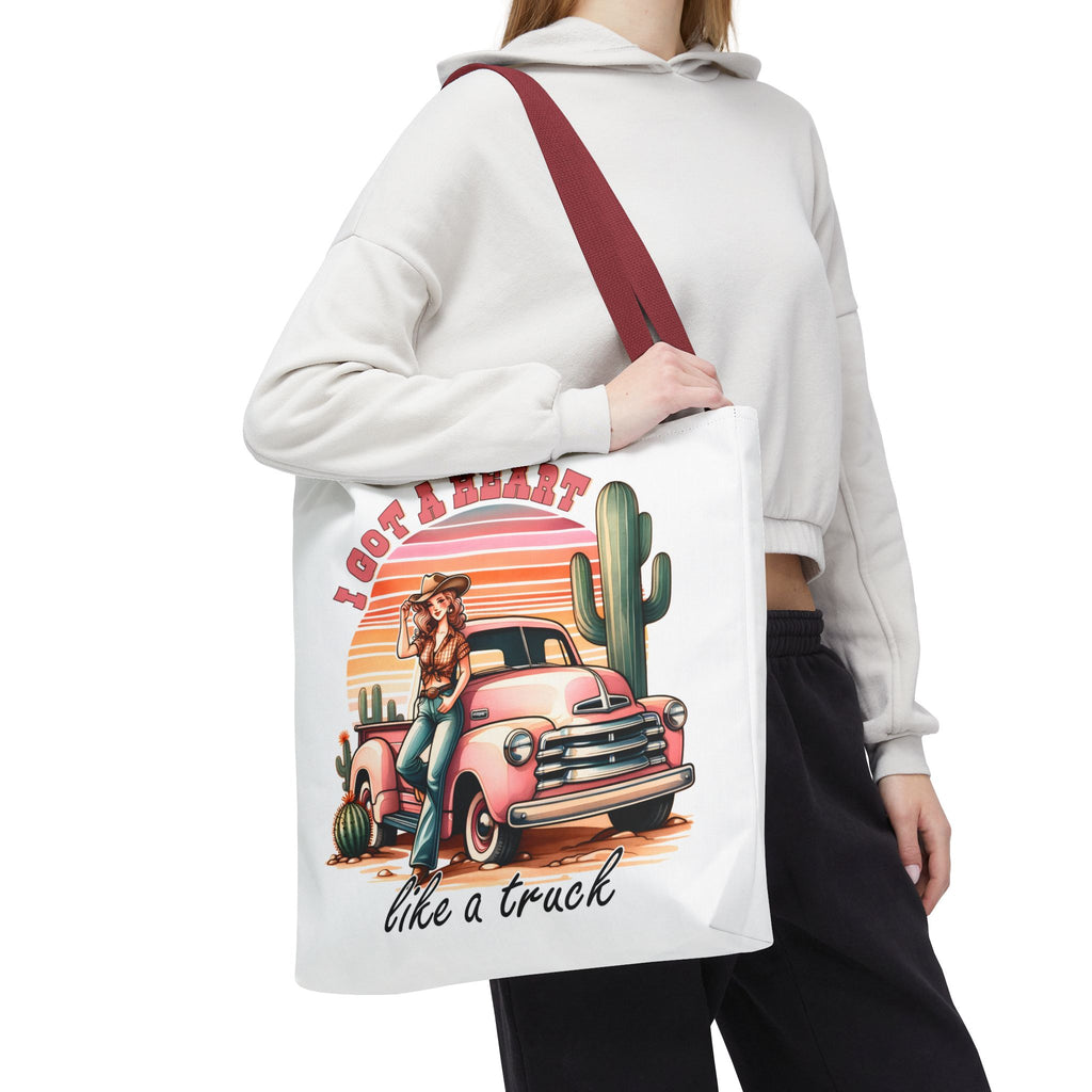 Heart Like a Truck Tote Bag