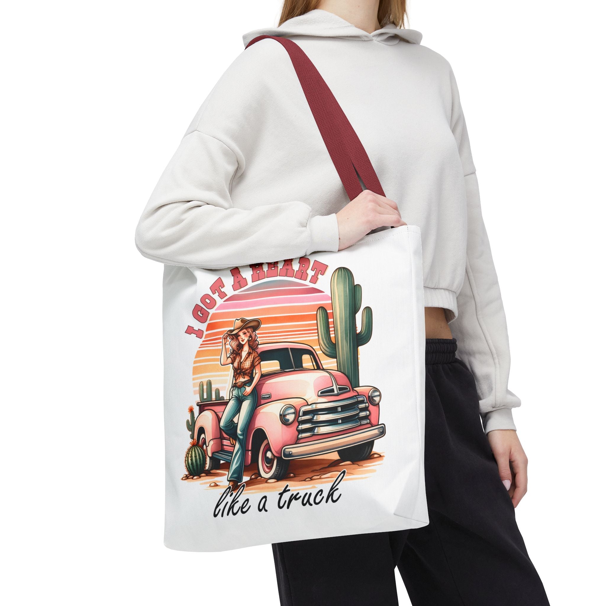 Heart Like a Truck Tote Bag