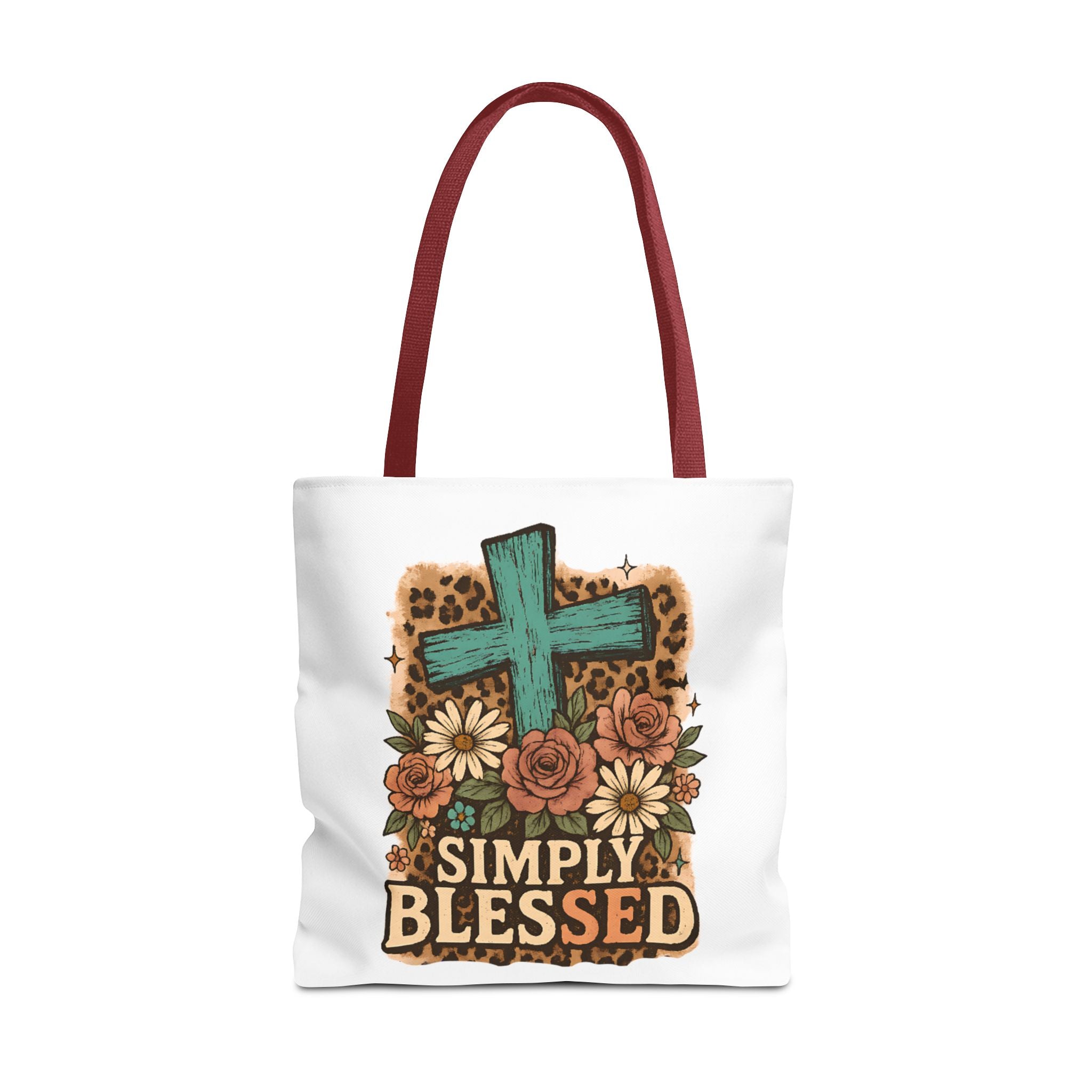 Blessed Floral Tote Bag
