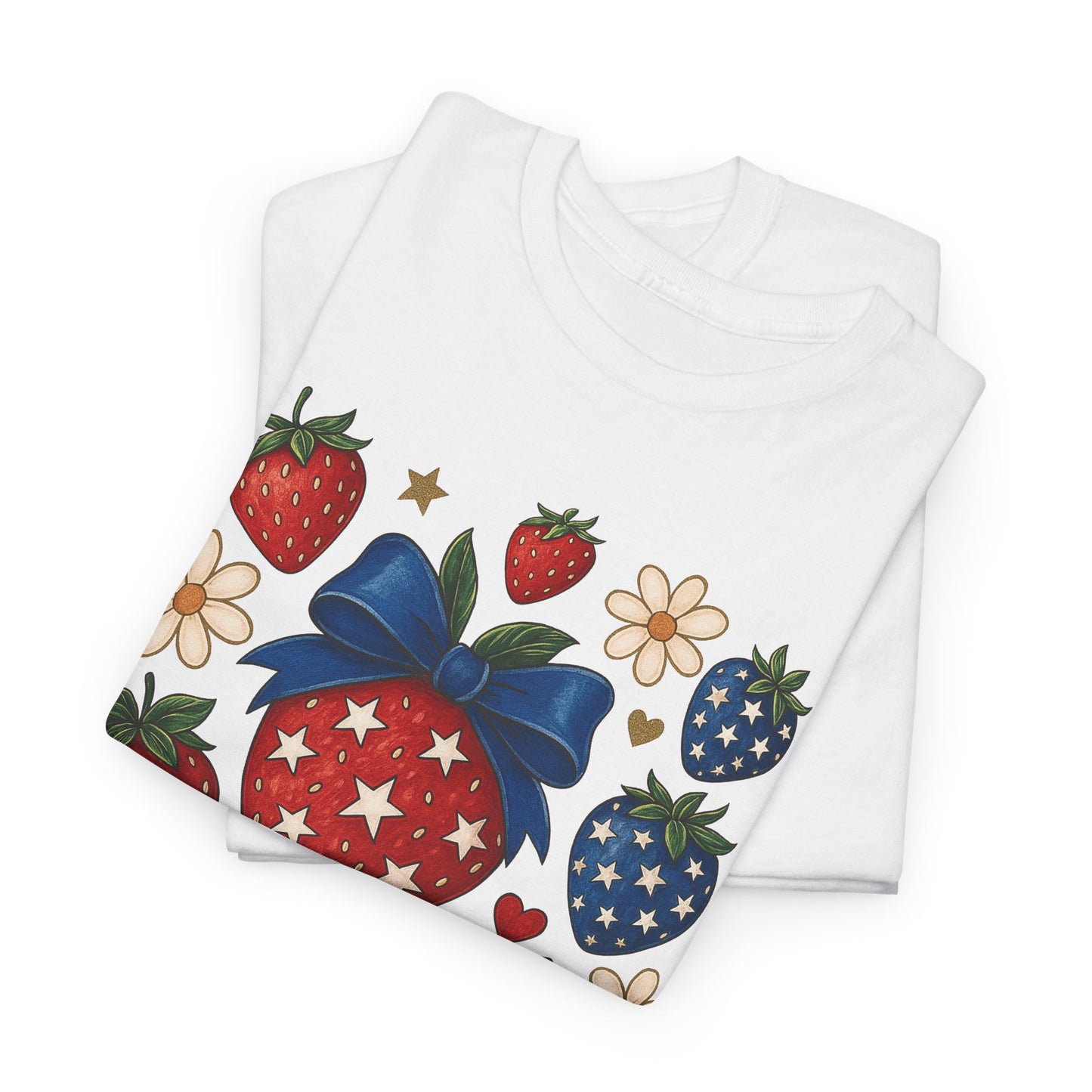 Patriotic Strawberry Tee