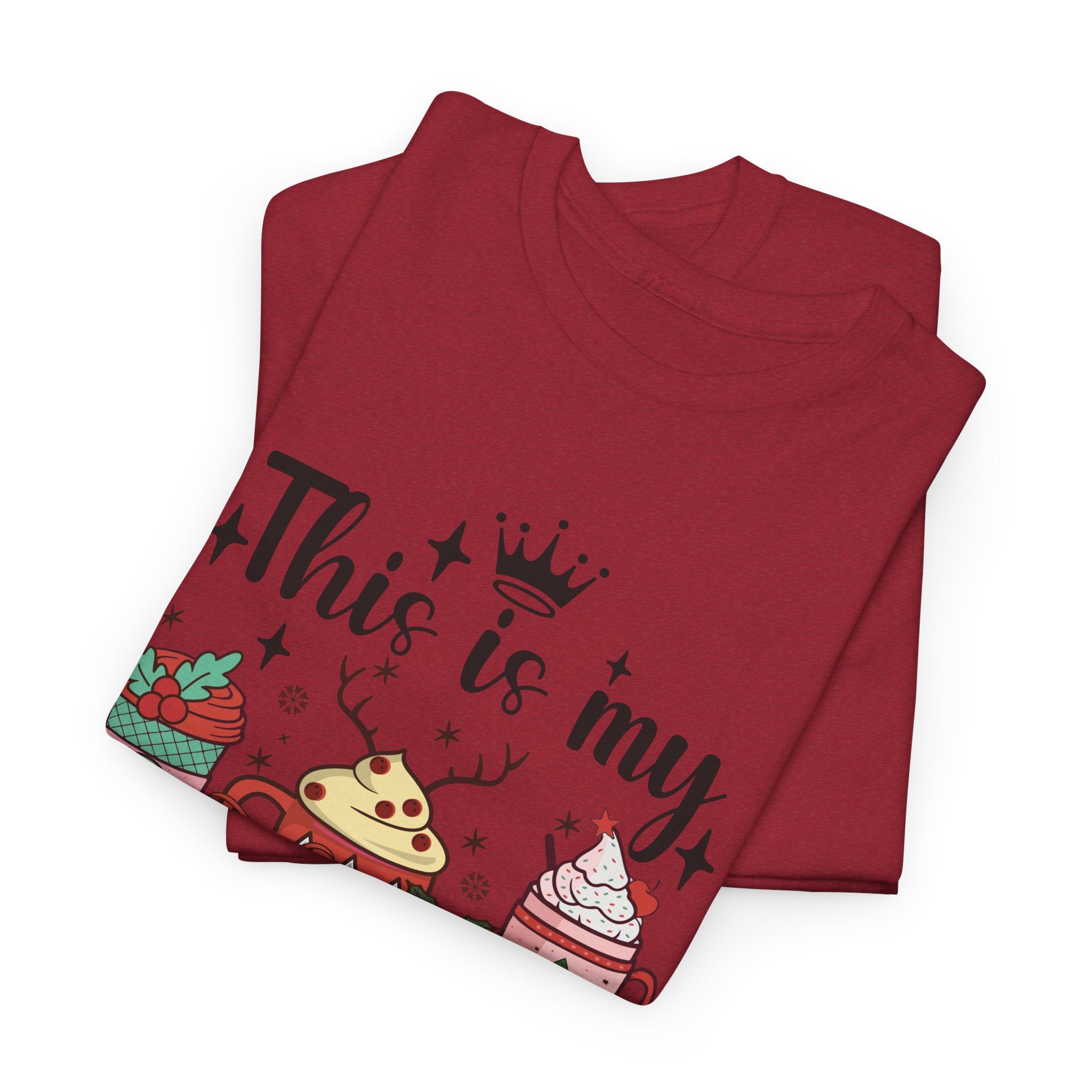 Christmas Movie Watching Tee - Heavy Cotton Shirt