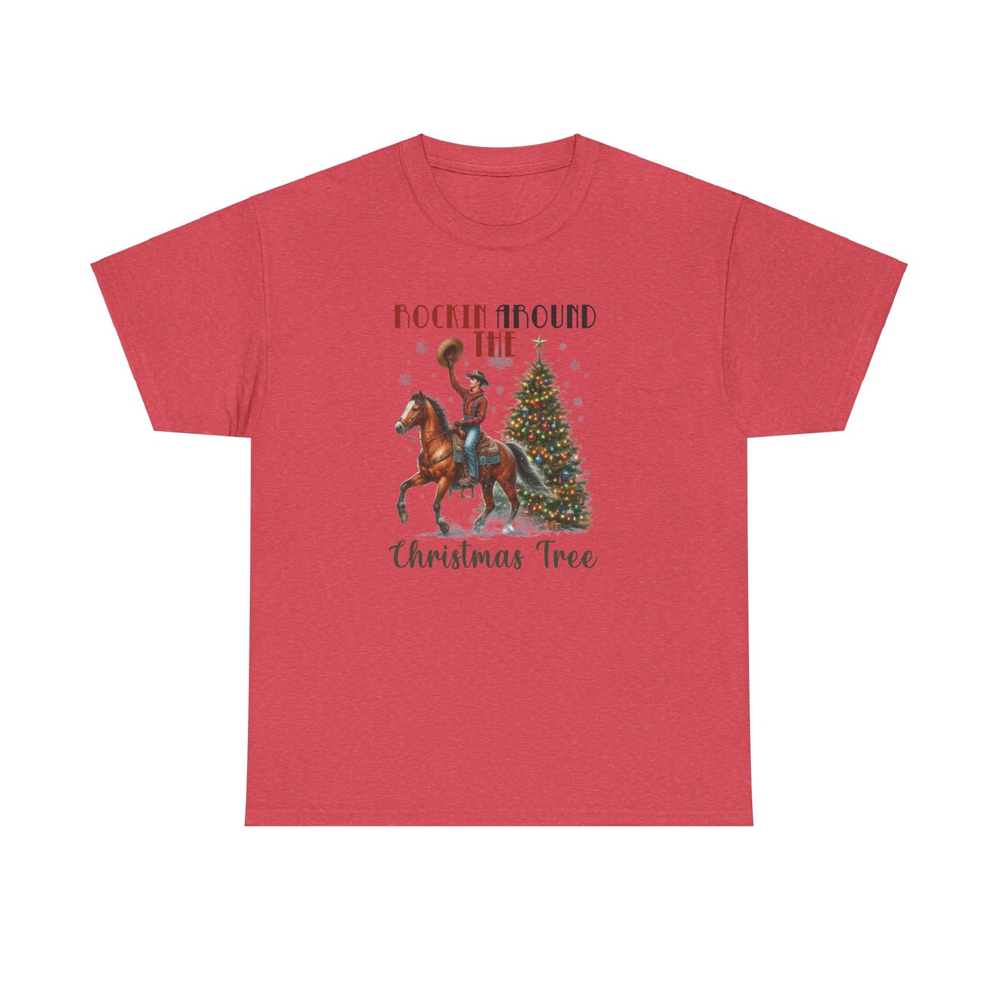 Rockin' Around the Christmas Tree Heavy Cotton Tee