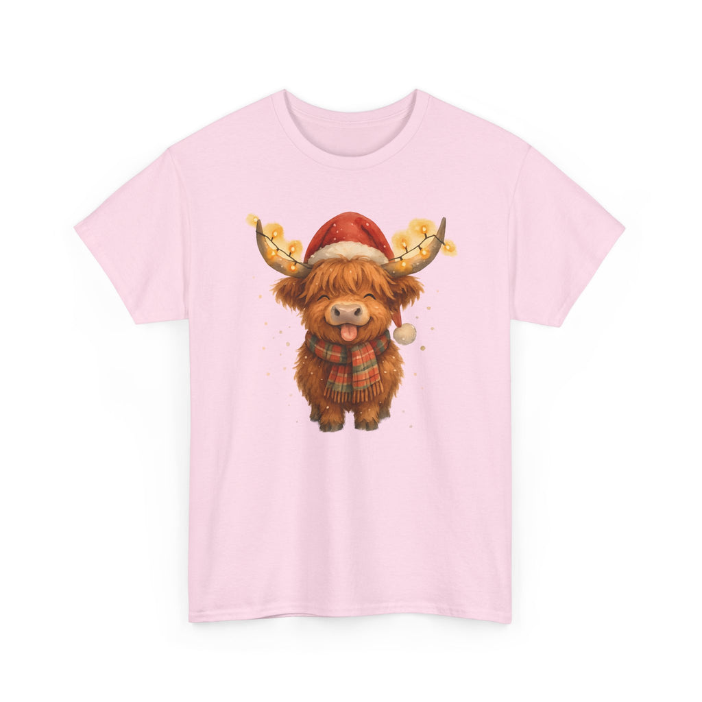 Christmas Highland Cow Tee