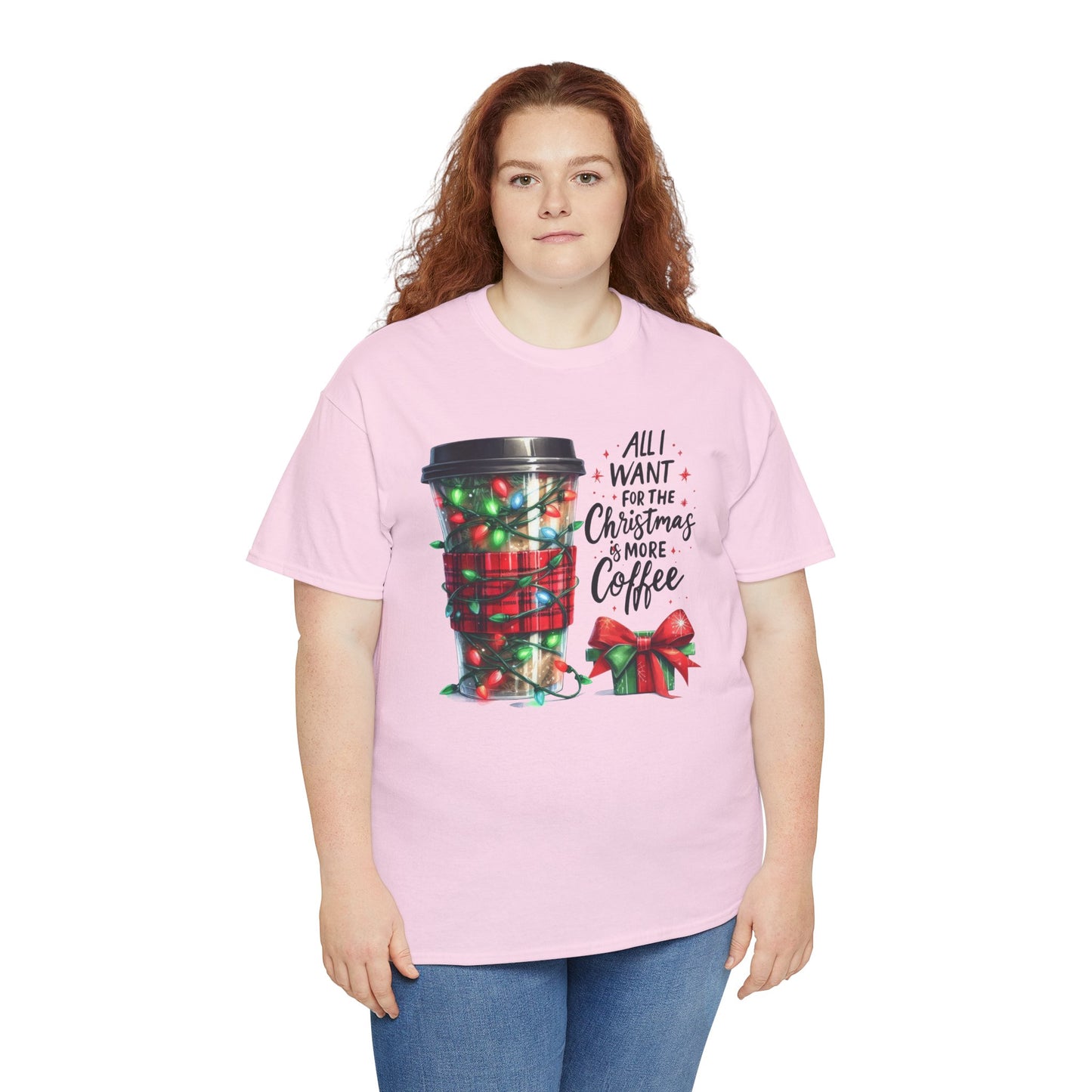 Christmas Coffee Heavy Cotton Tee
