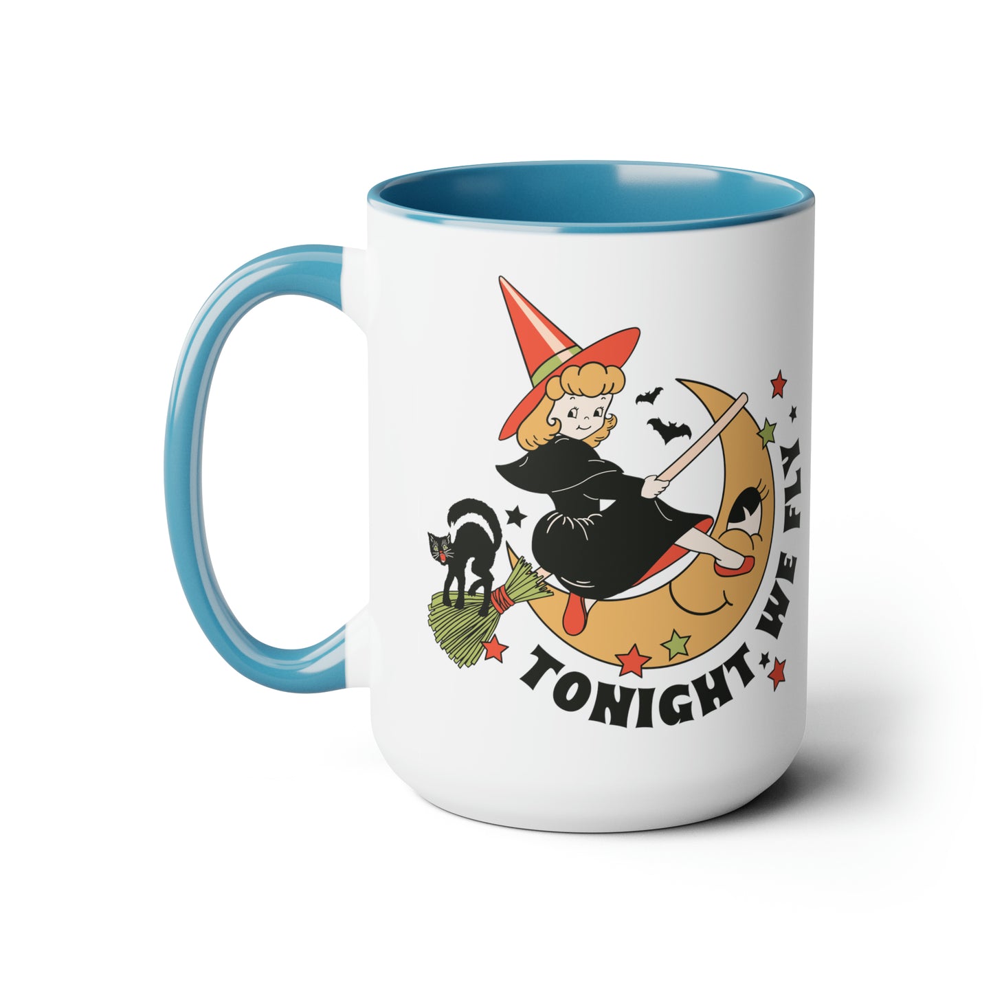 Two-Tone Coffee Mugs, 15oz