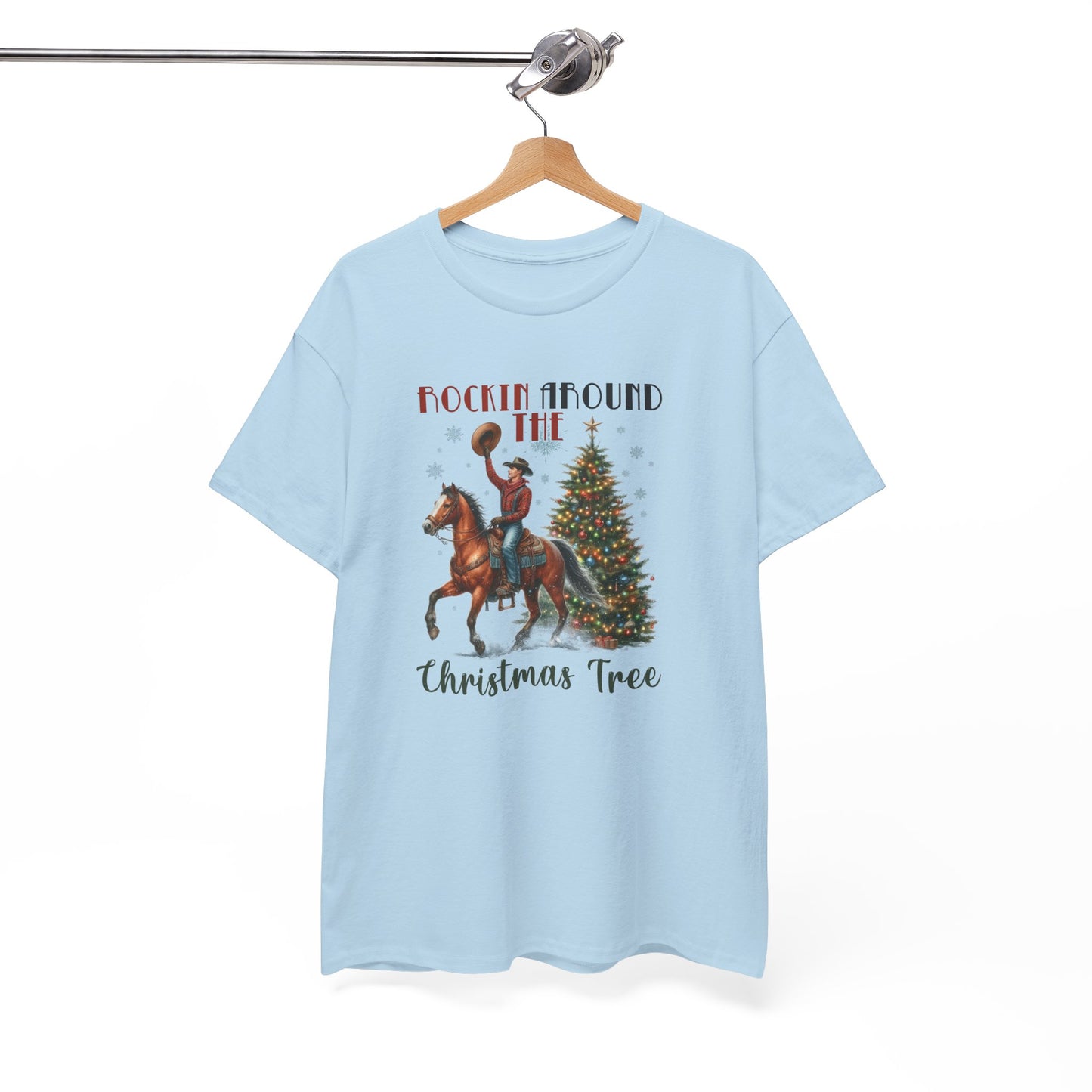 Rockin' Around the Christmas Tree Heavy Cotton Tee