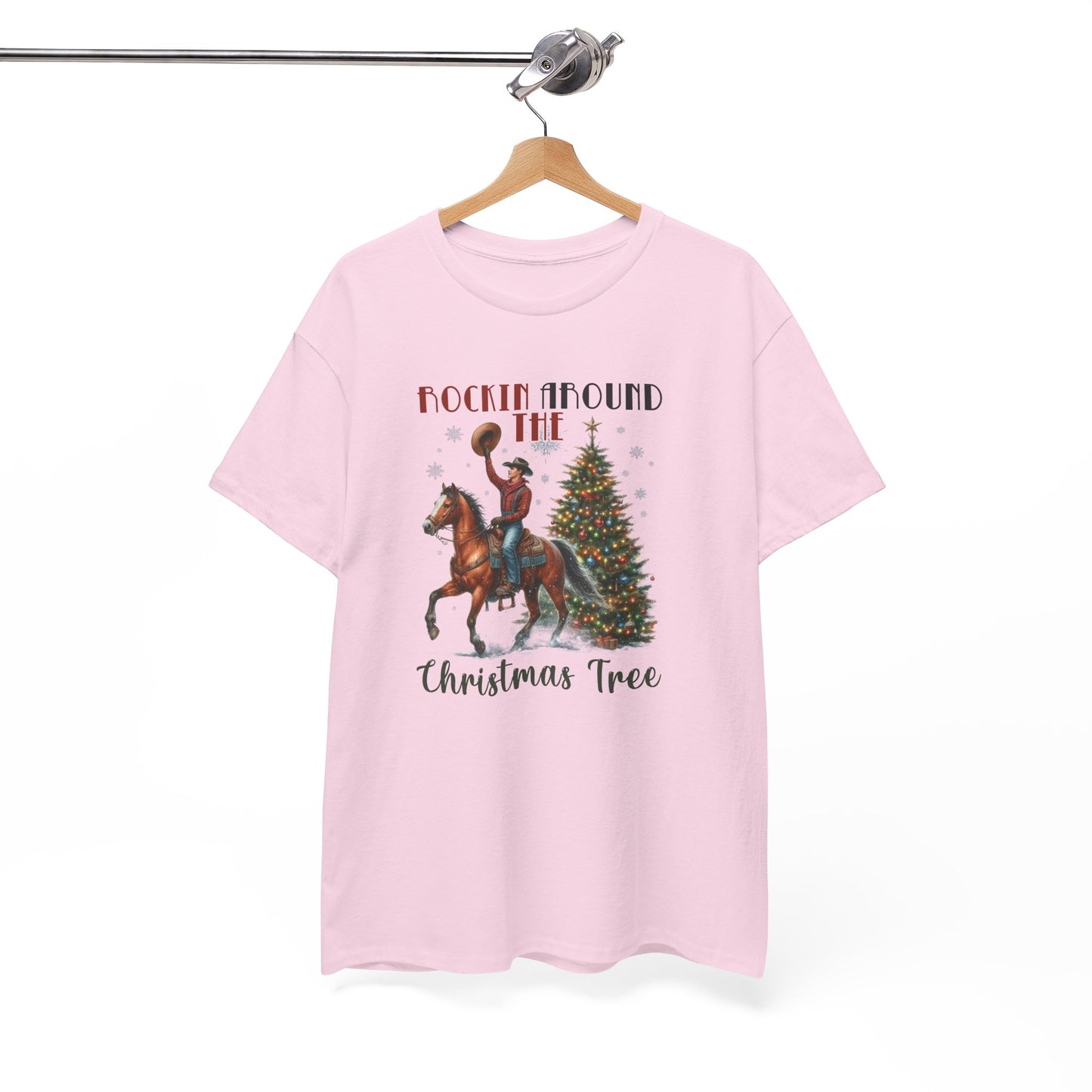 Rockin' Around the Christmas Tree Heavy Cotton Tee