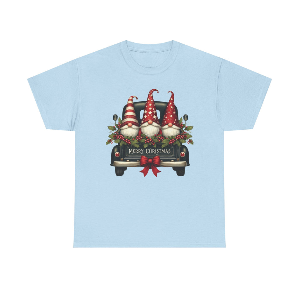 Christmas Gnome Truck Tee — Merry Christmas Holiday Shirt