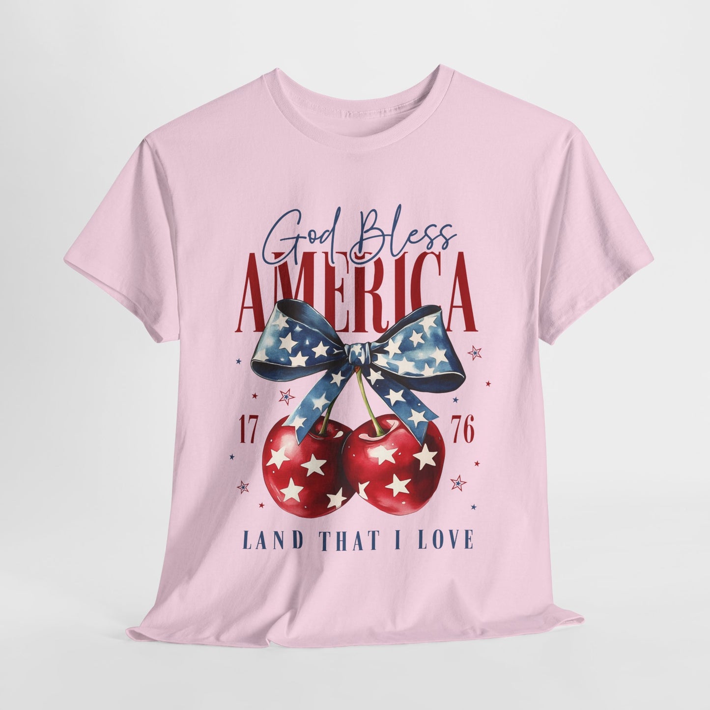 4th of July Tee - God Bless America Patriotic Shirt