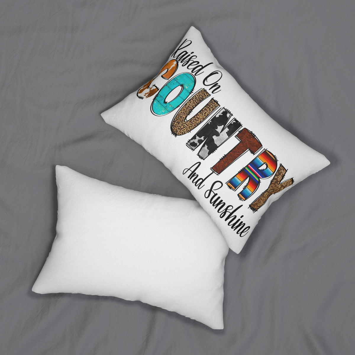 Spun Polyester Lumbar Pillow