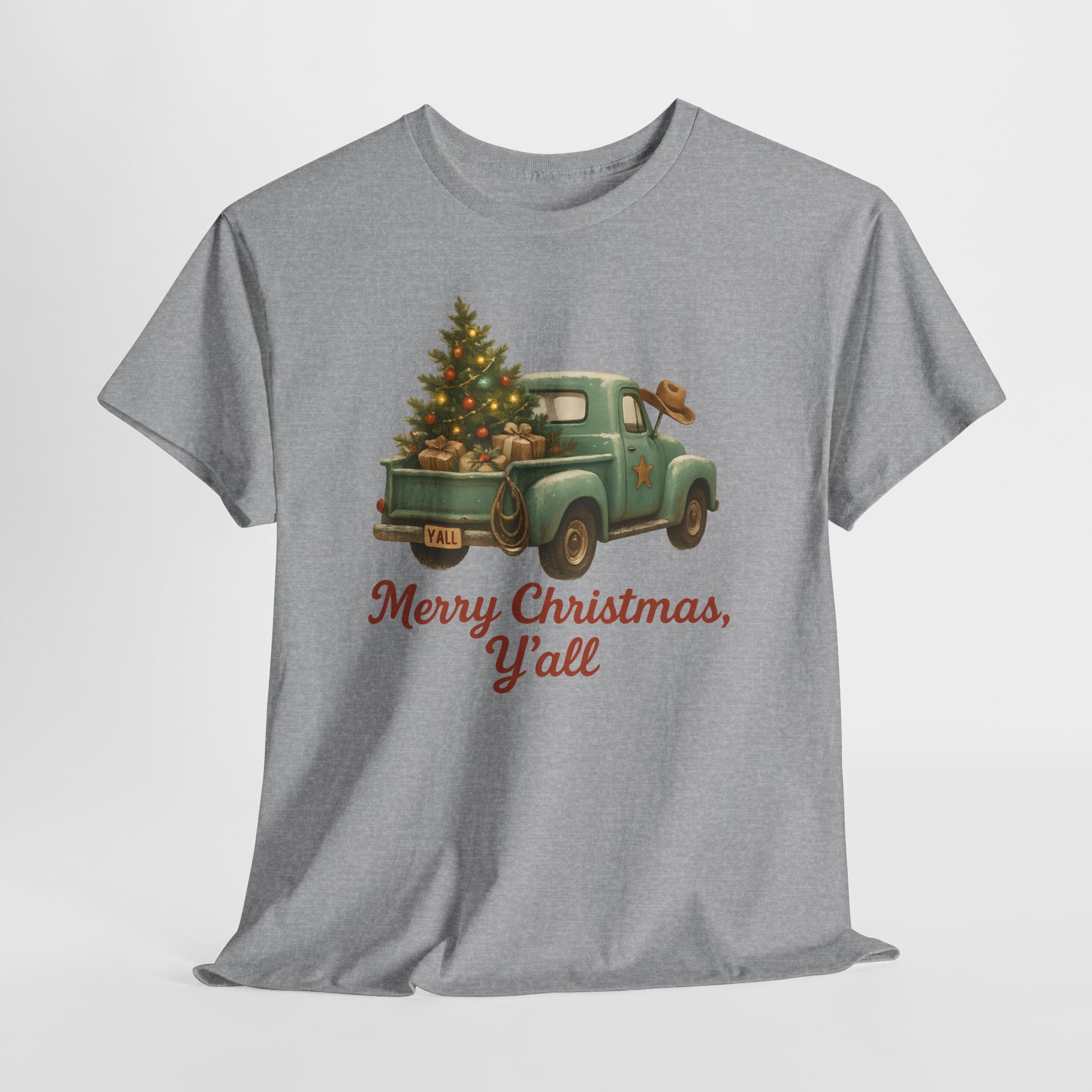 'Merry Christmas, Y'all' Vintage Holiday Tee