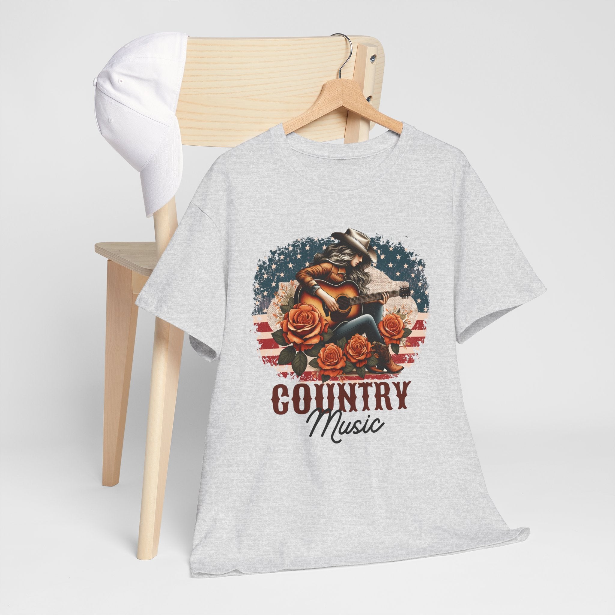 Country Music American Flag Tee