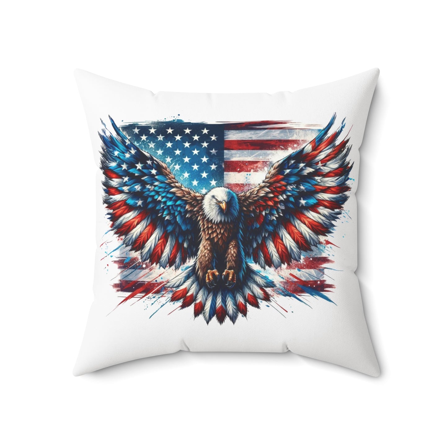 American Eagle Throw Pillow