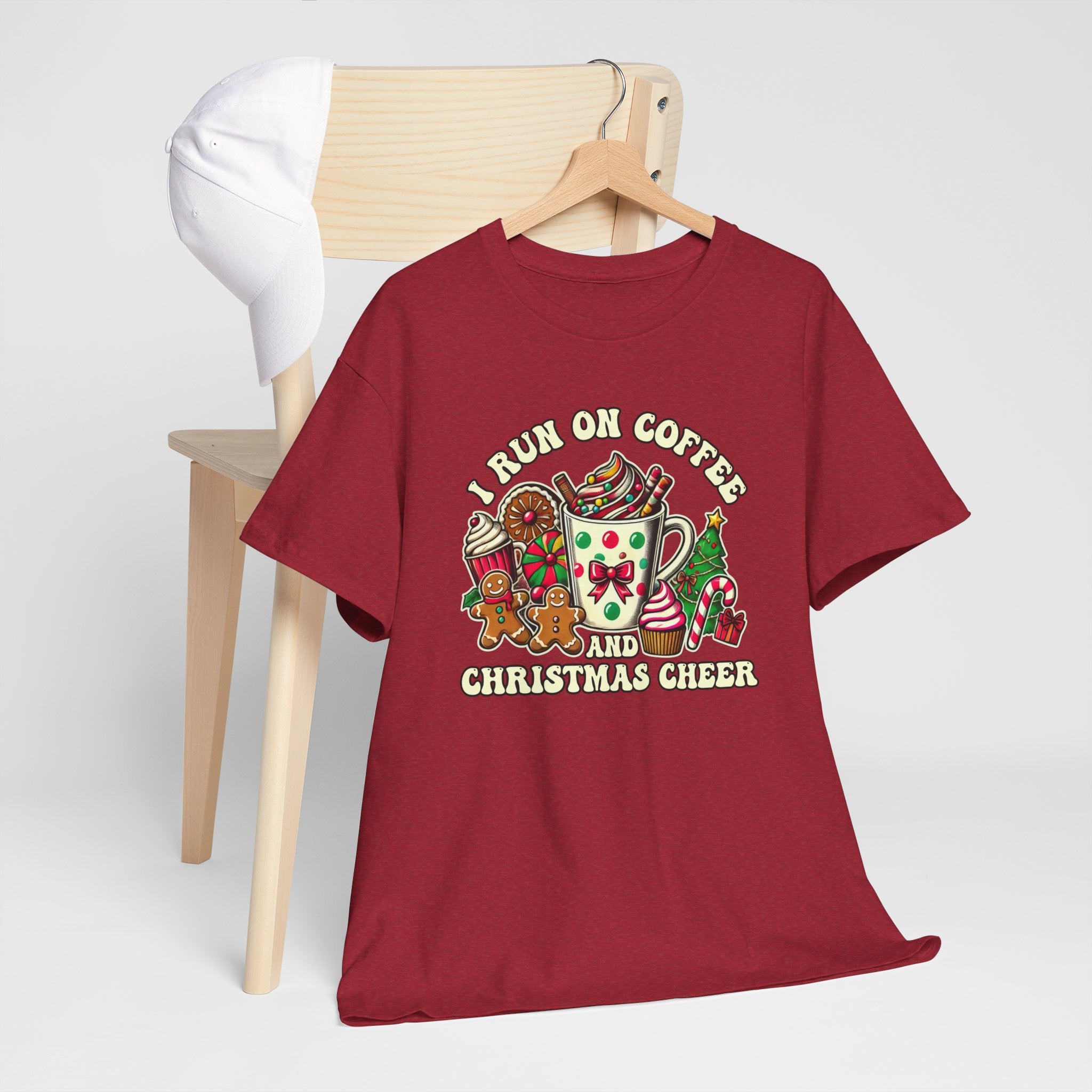 Funny Christmas Coffee Heavy Cotton Tee