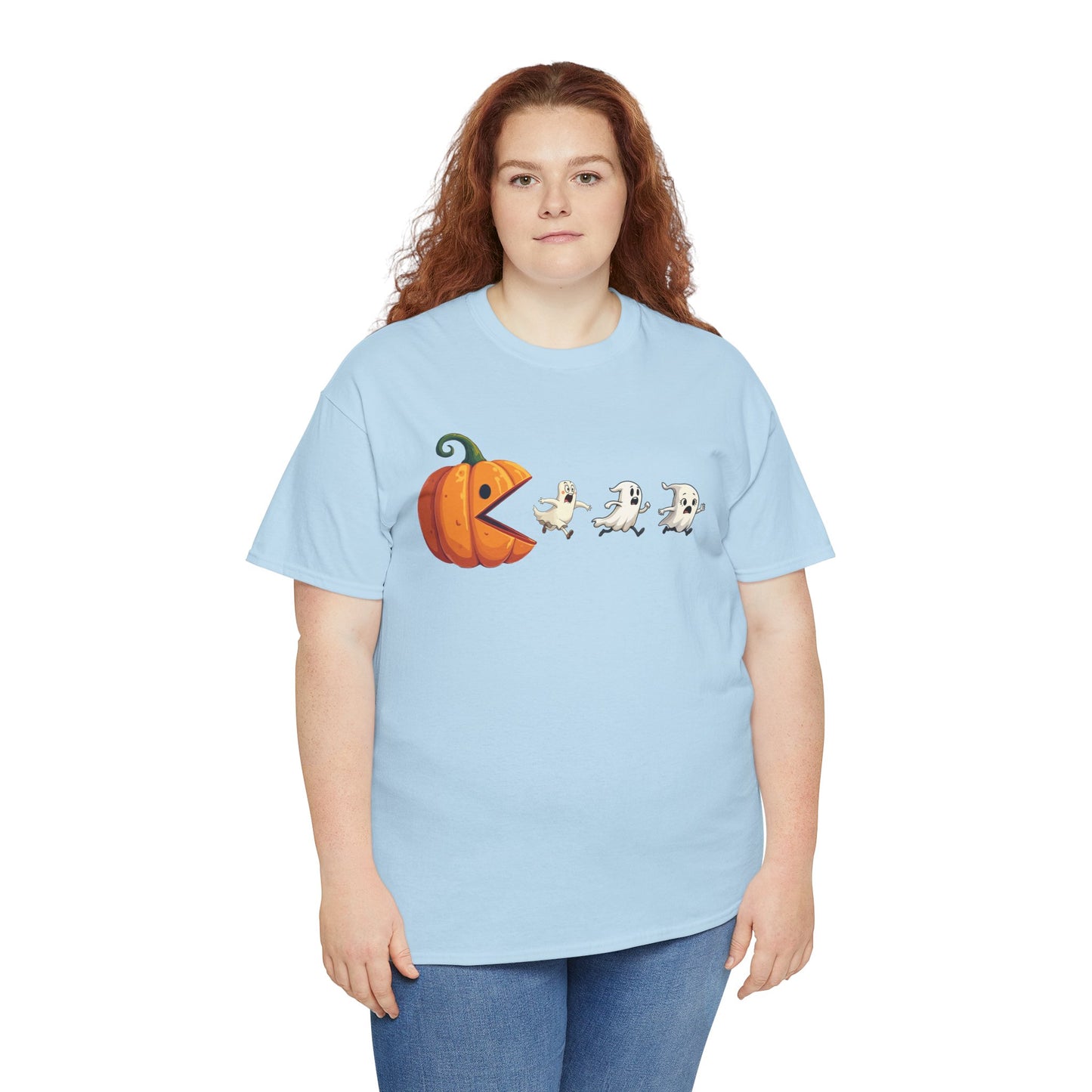 Playful Pumpkin Pac-Man Tee